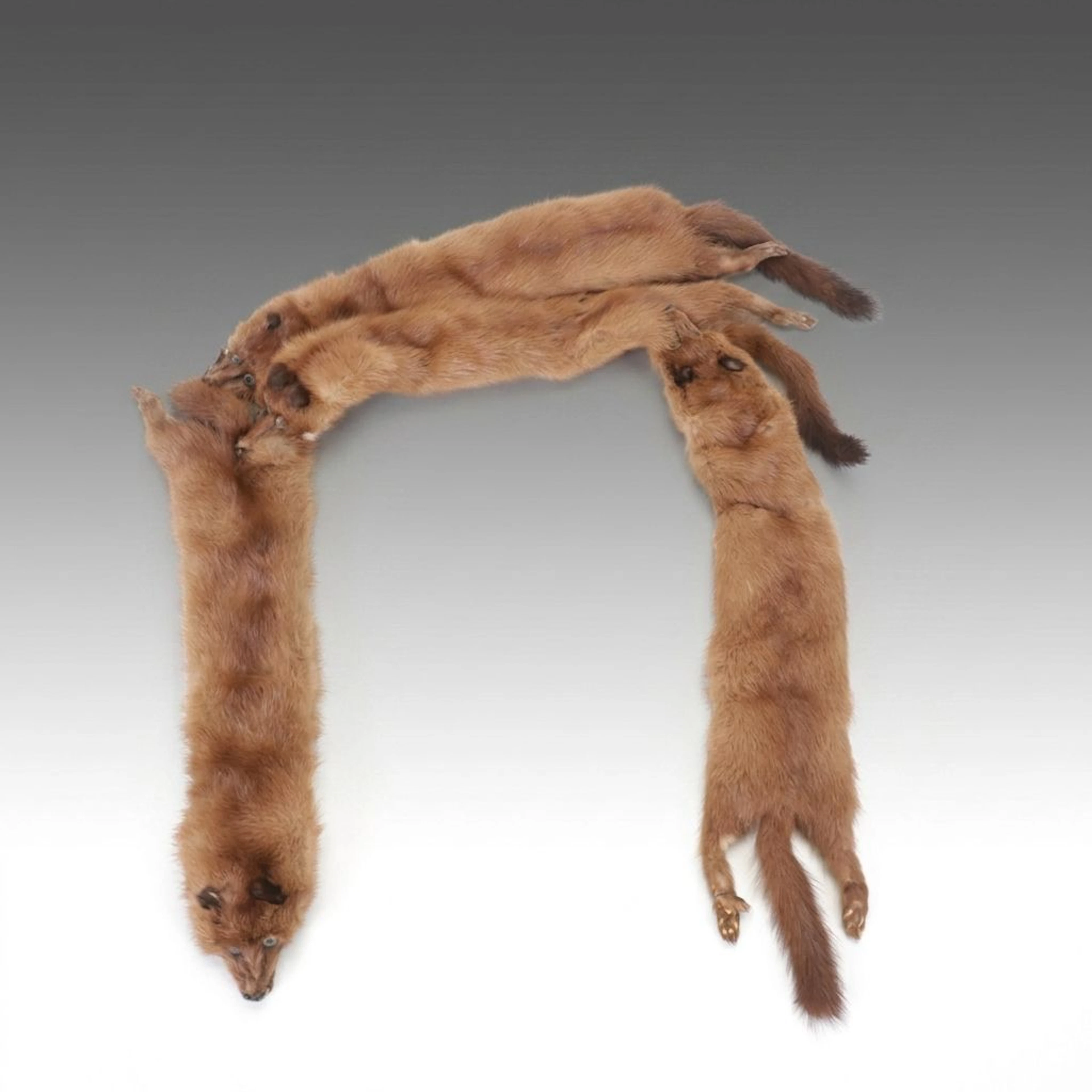Mink Fur Full Body Pelt Stole