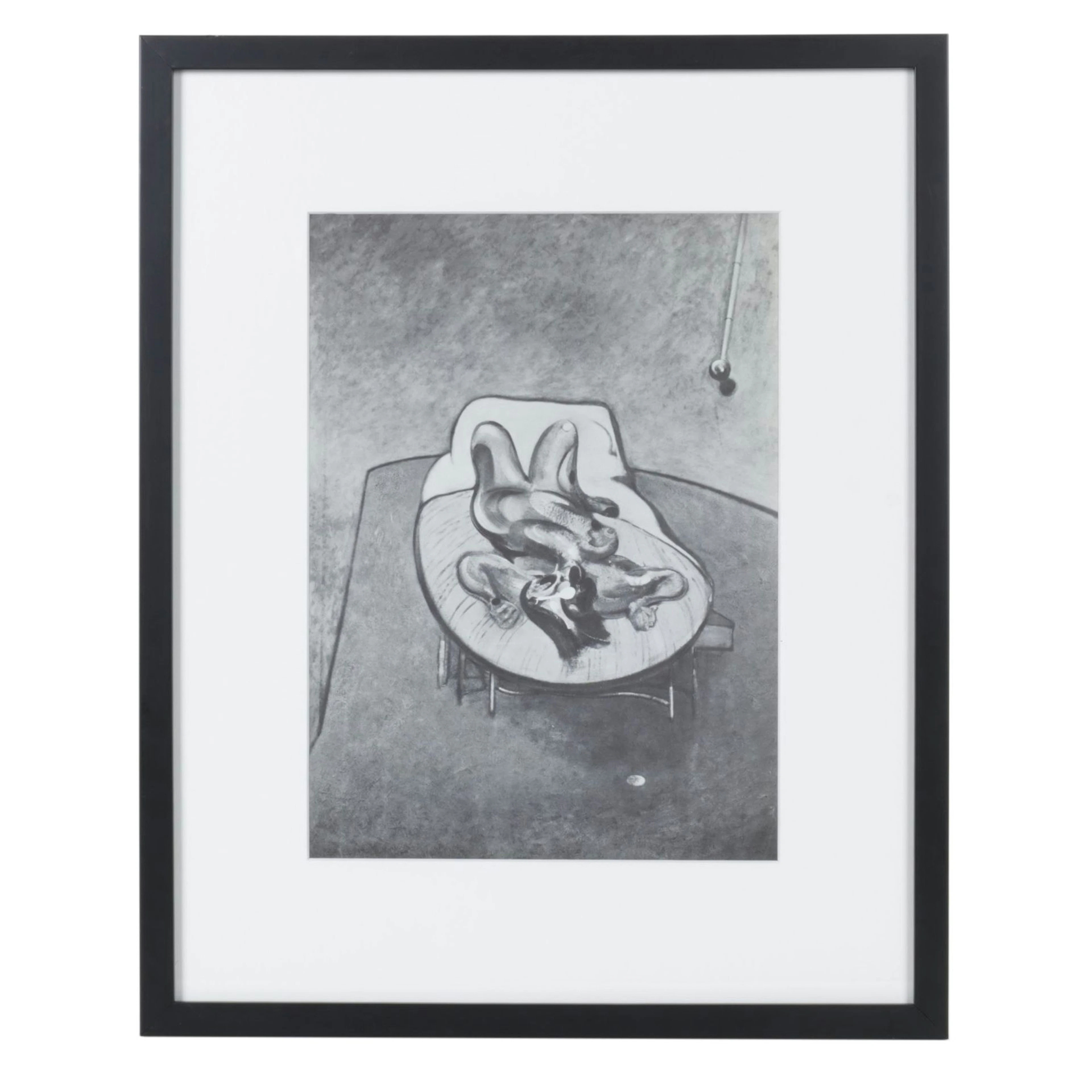 Offset Lithograph after Francis Bacon "Personnage Couché"