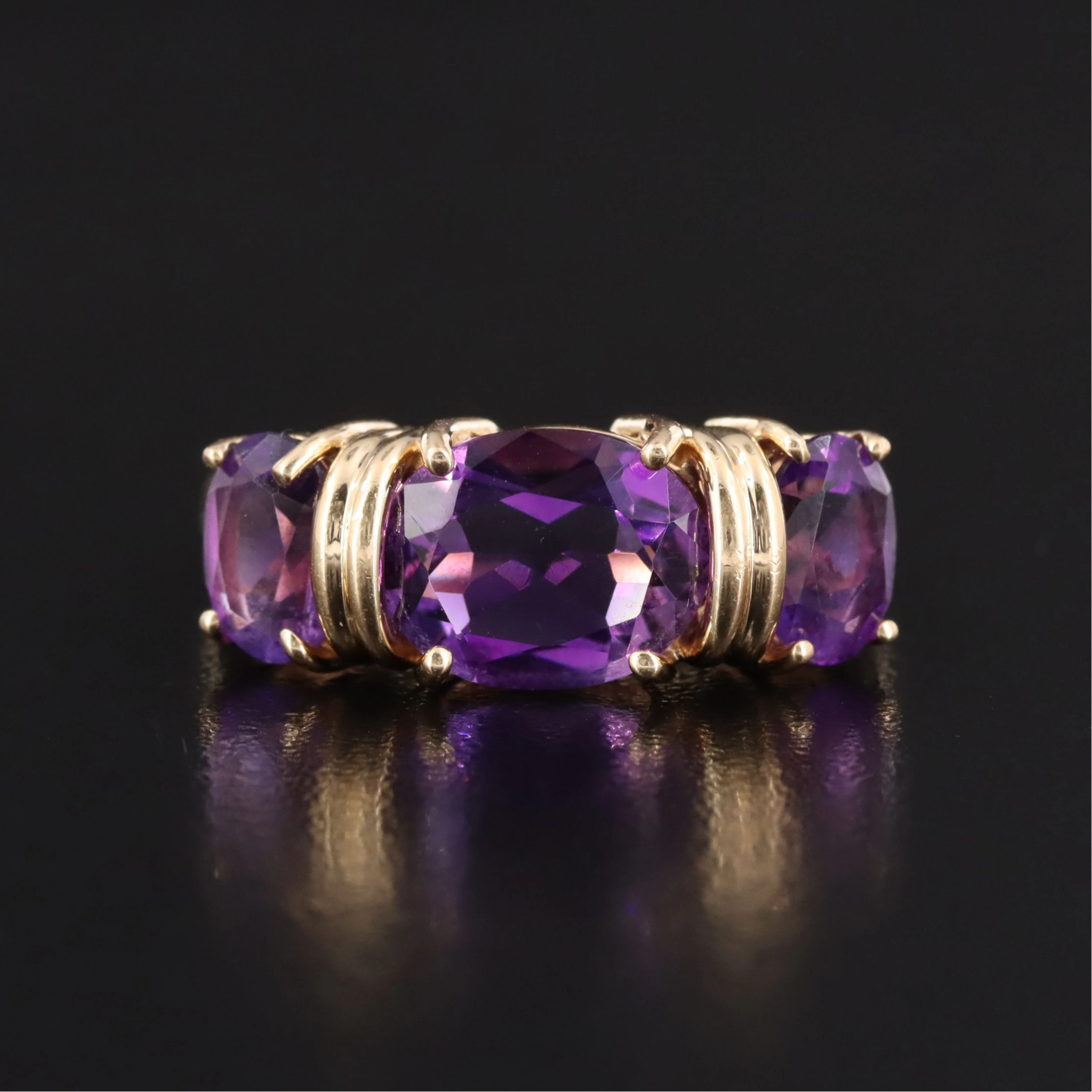 14K Amethyst Ring
