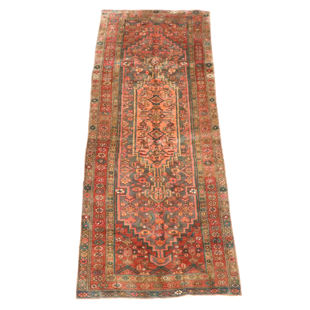 3'7 x 9'8 Hand-Knotted Persian Tuyserkan Long Rug