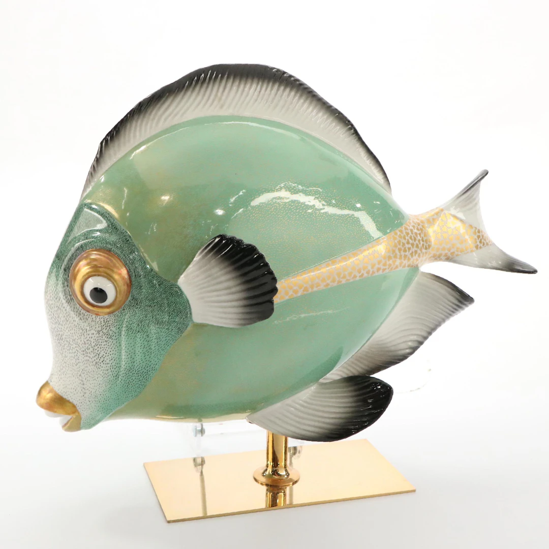 Giulia Mangani for Oggetti Hand-Painted Porcelain Fish