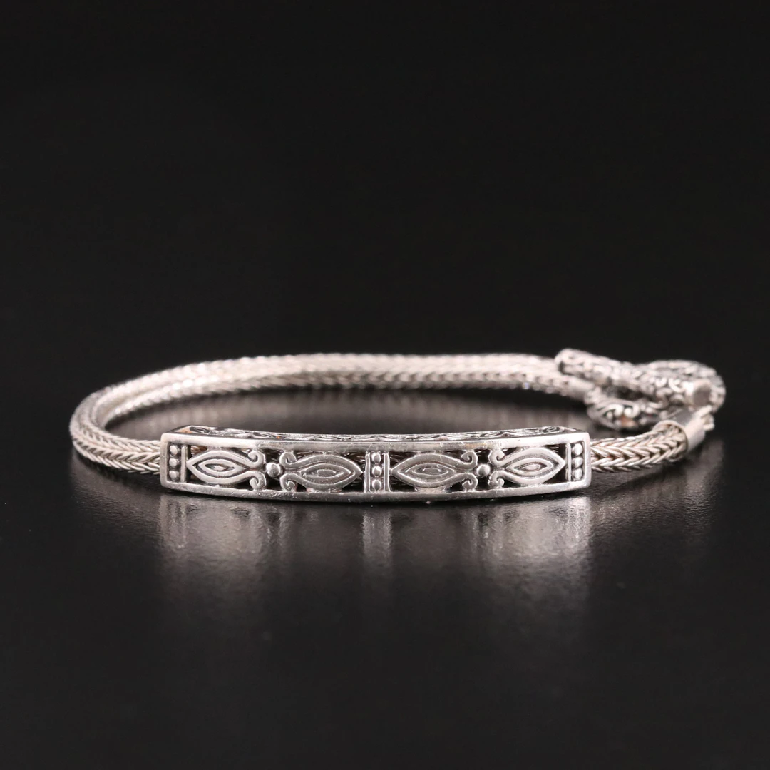 Sterling Station Bracelet