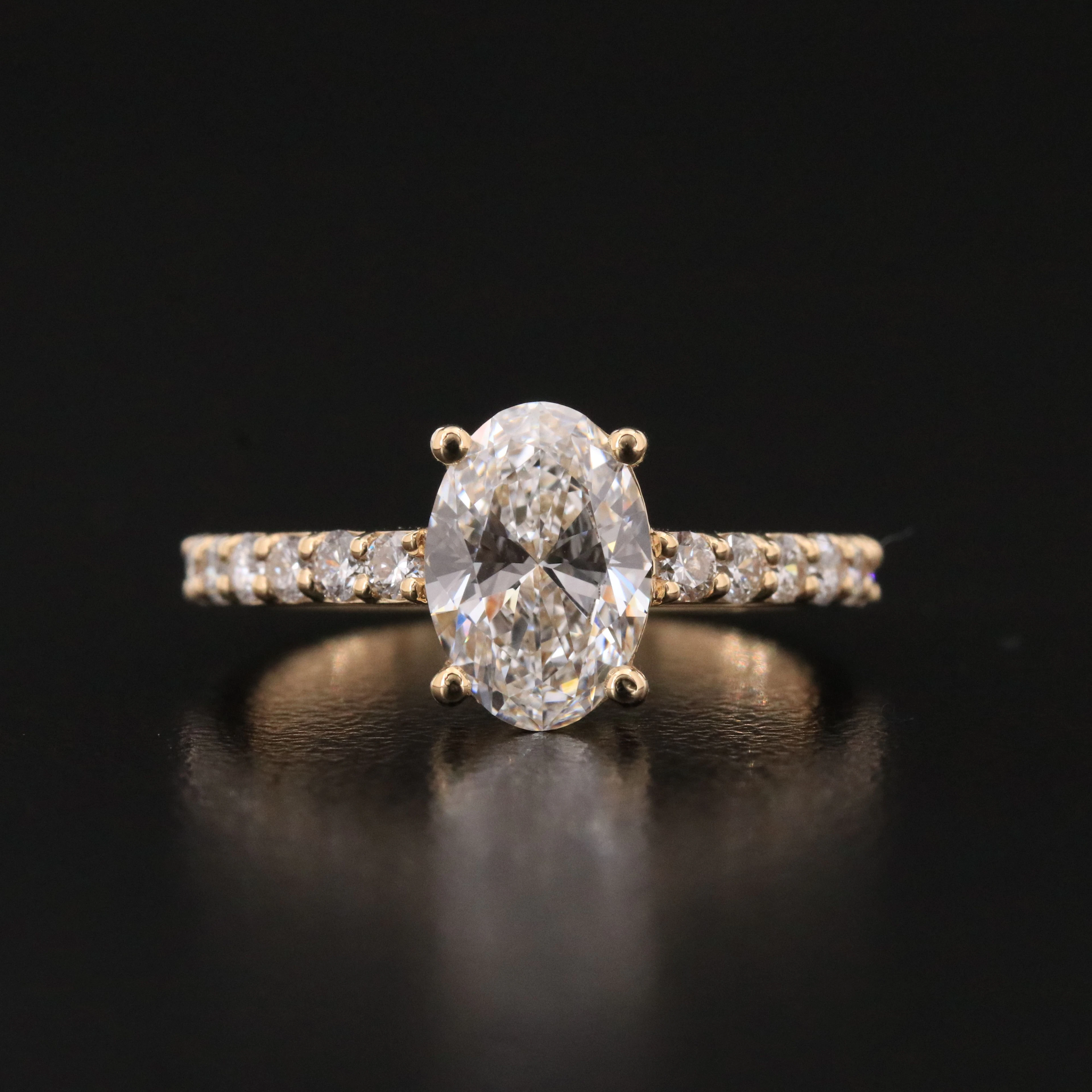 14K 1.82 CTW Lab Grown Diamond Ring with IGI Report