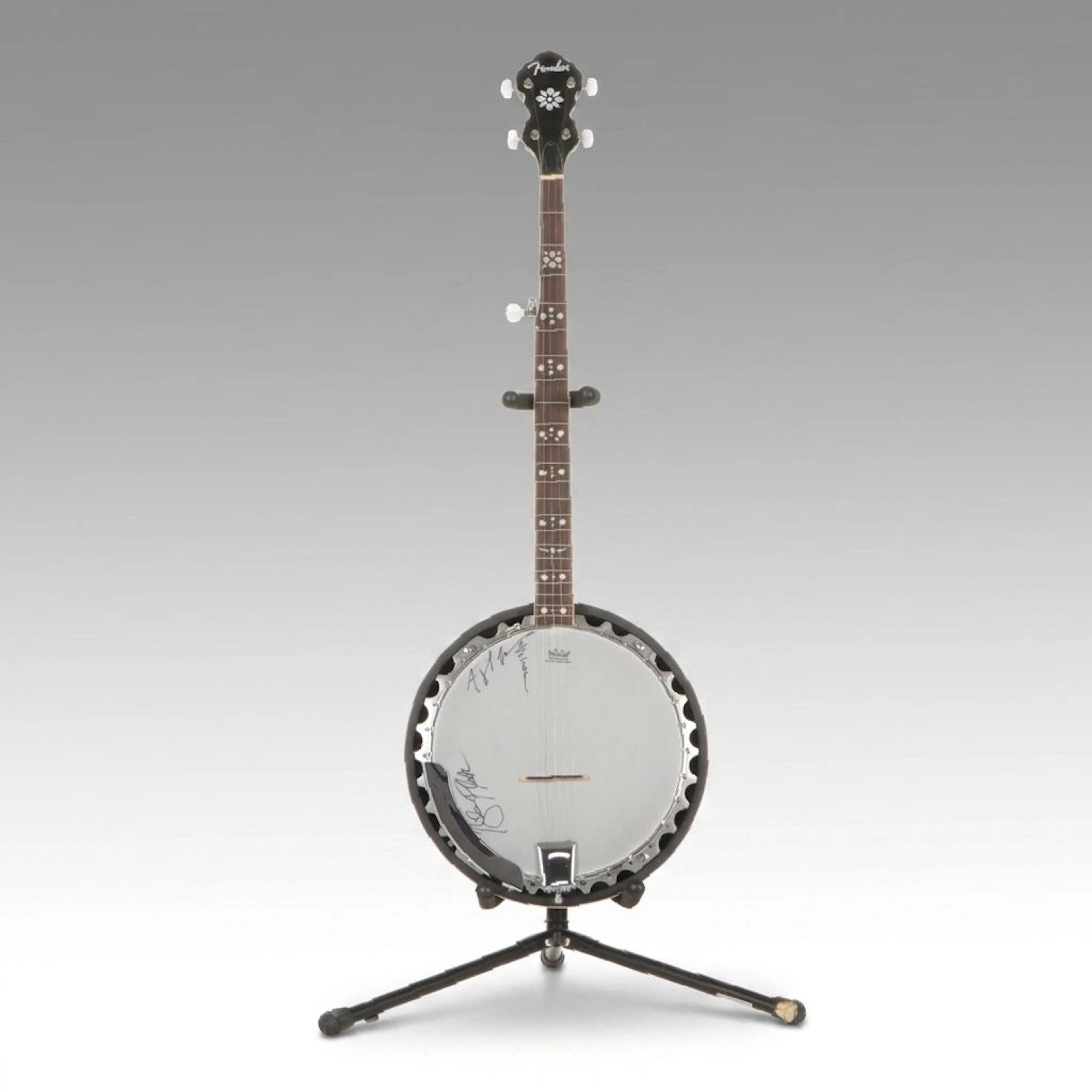 Signed by Béla Fleck & Abigail Washburn Fender FB-54 5-String Resonator Banjo
