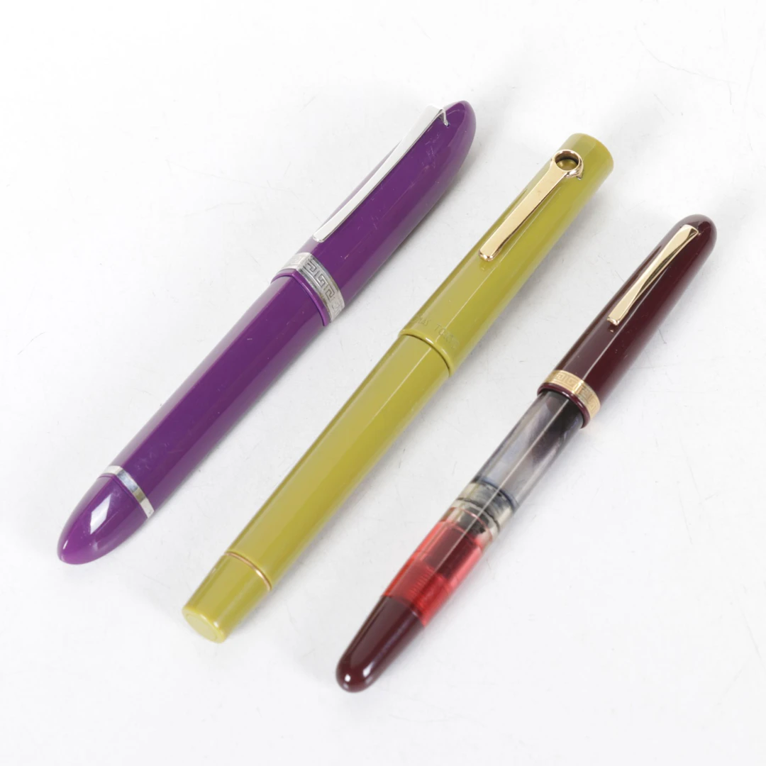 Three Omas Fountain Pens