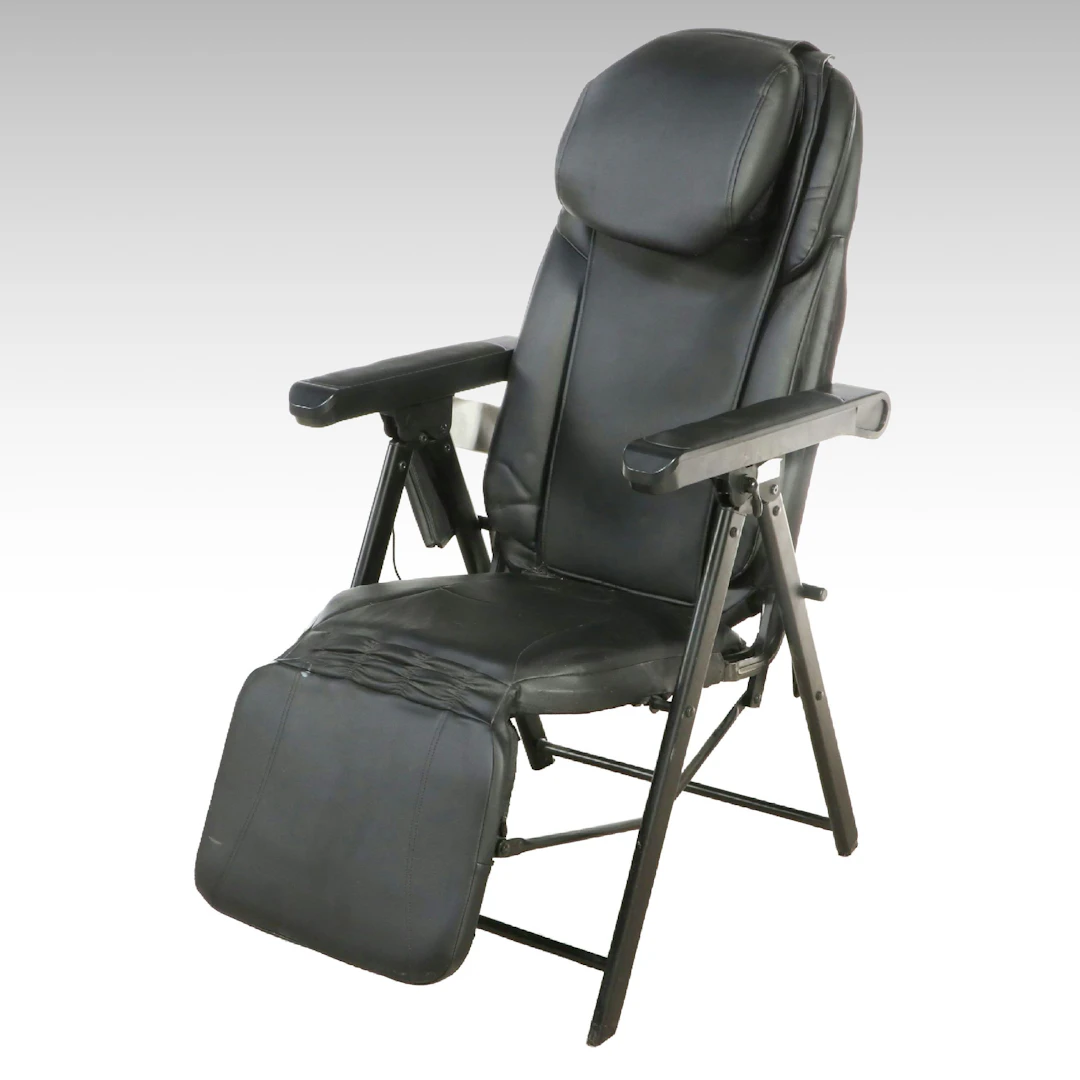 Hammacher Schlemmer Folding Shiatsu Massage Chair, 21st Century
