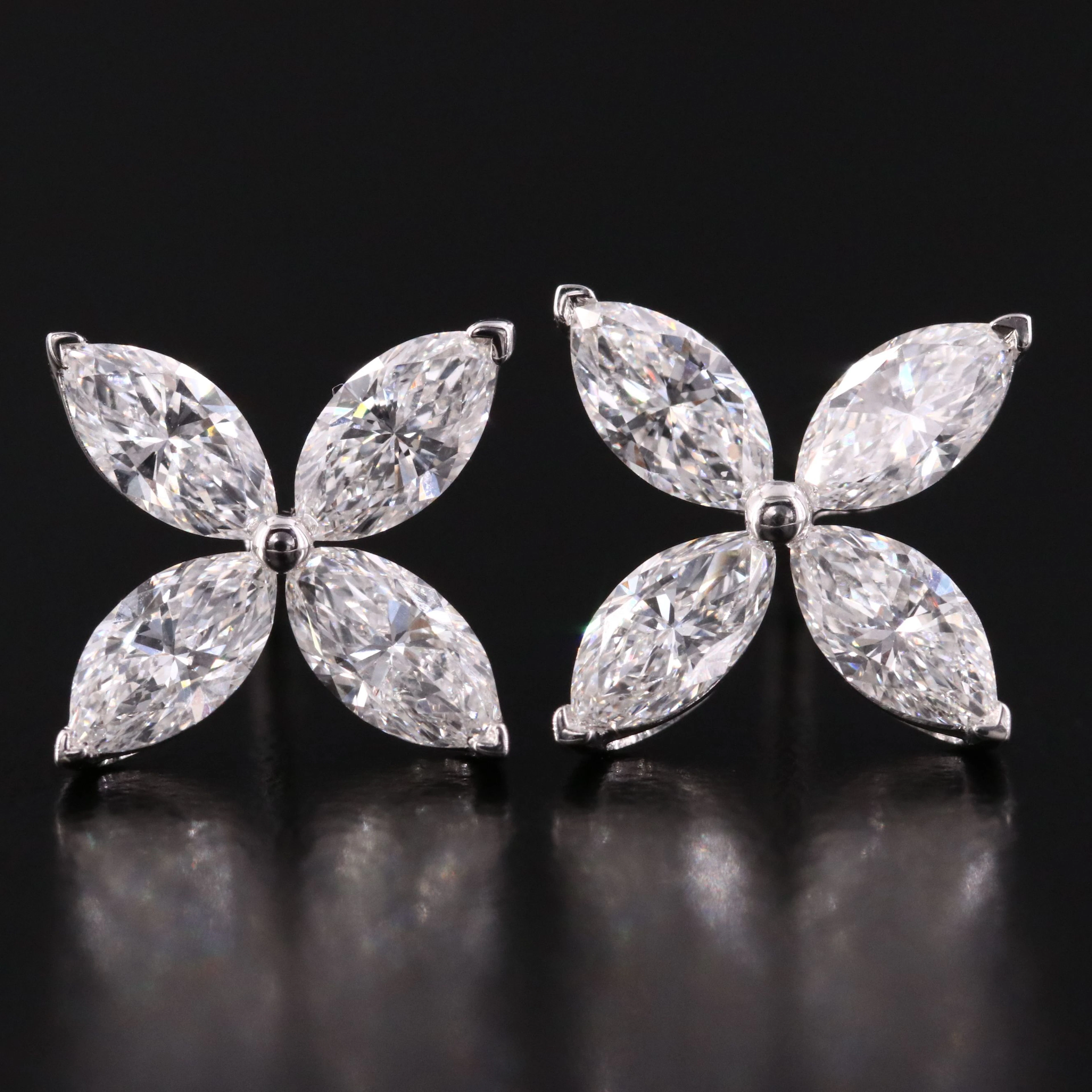 14K 2.00 CTW Lab Grown Diamond Earrings with IGI Report