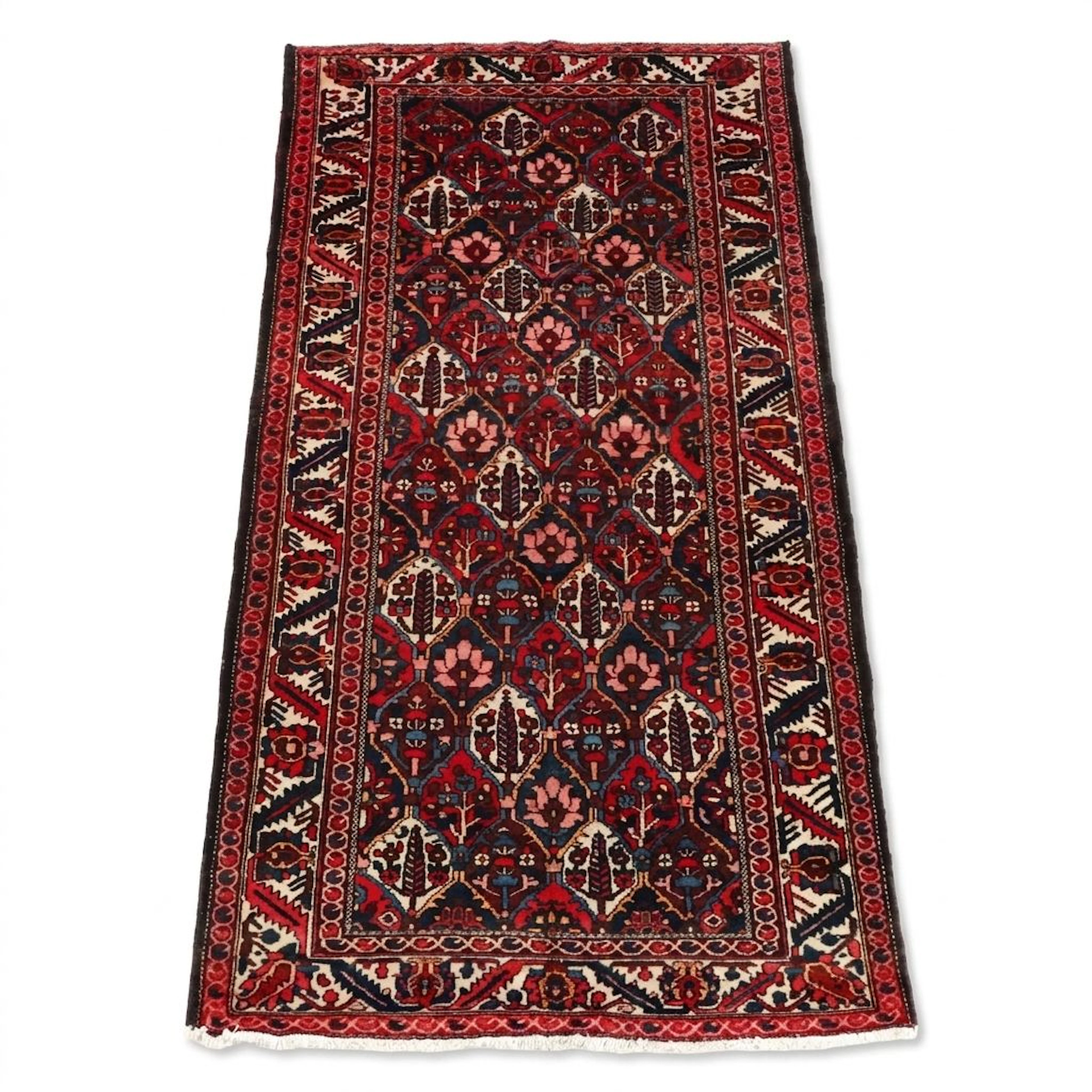 5'3 x 10'2 Hand-Knotted Persian Bakhtiari Area Rug