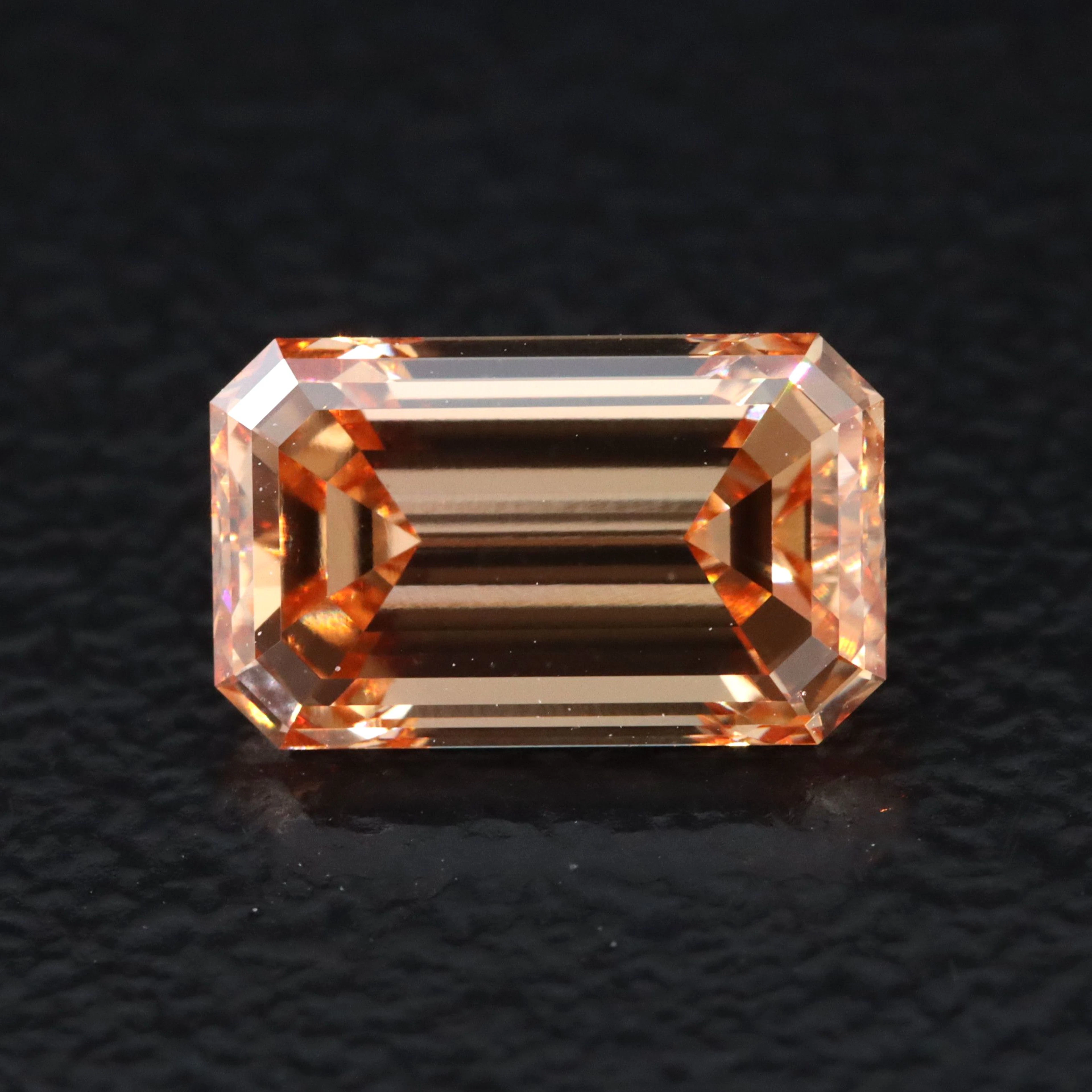 Loose 1.60 CT Fancy Orange Lab Grown Diamond