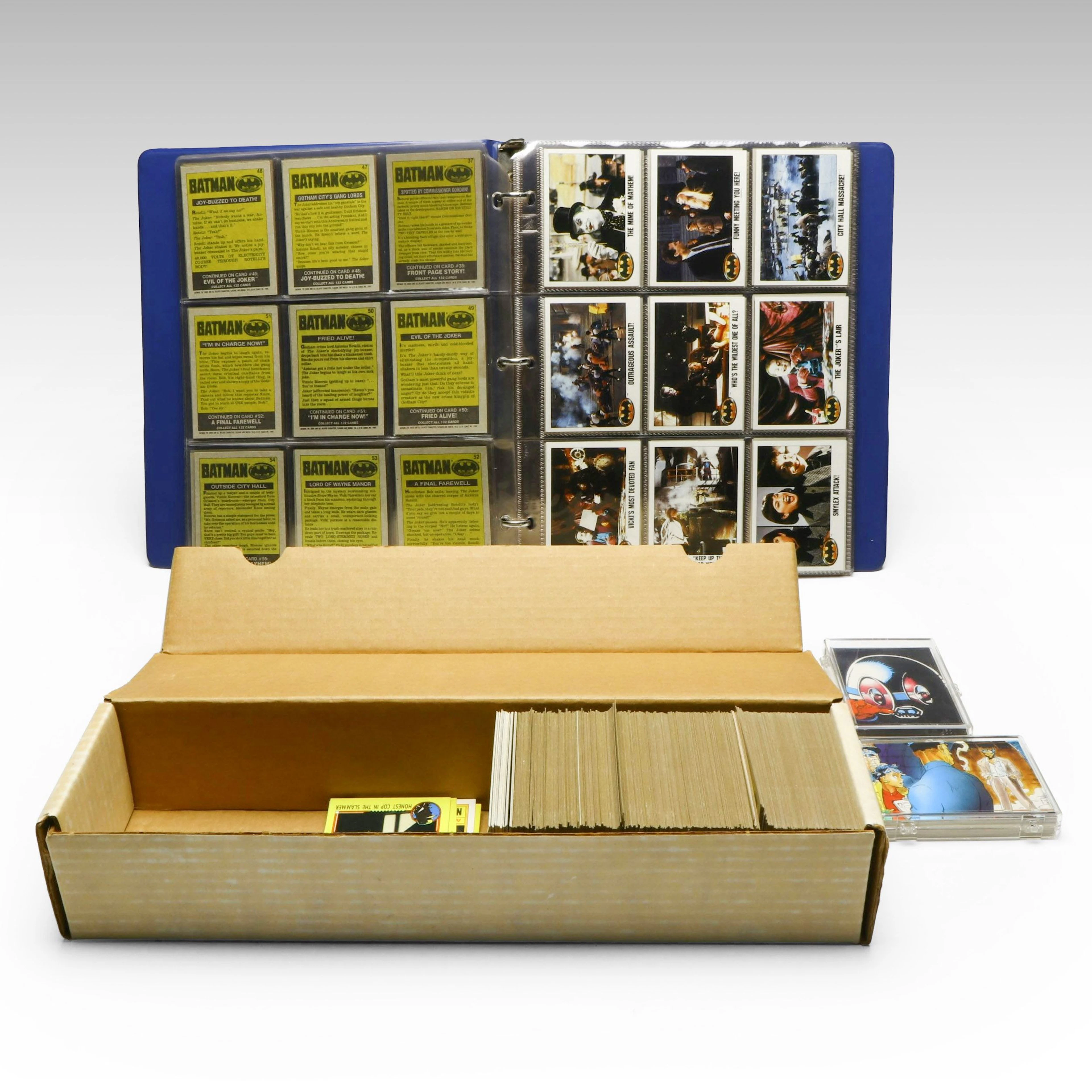 1989 Topps Batman Picture Card Set with X-Men Trading Cards