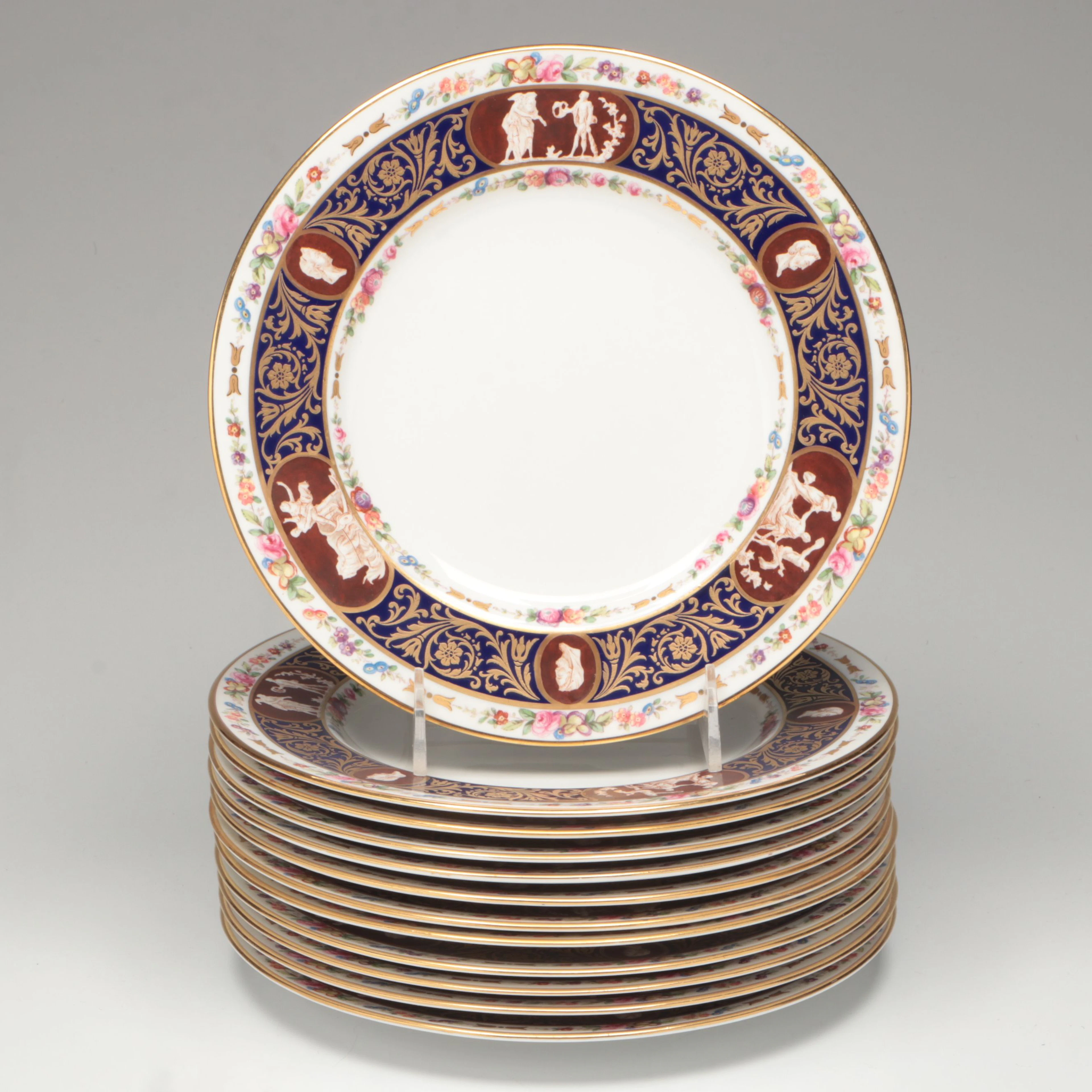 Tiffany & Co. Spode Copeland Porcelain Plates