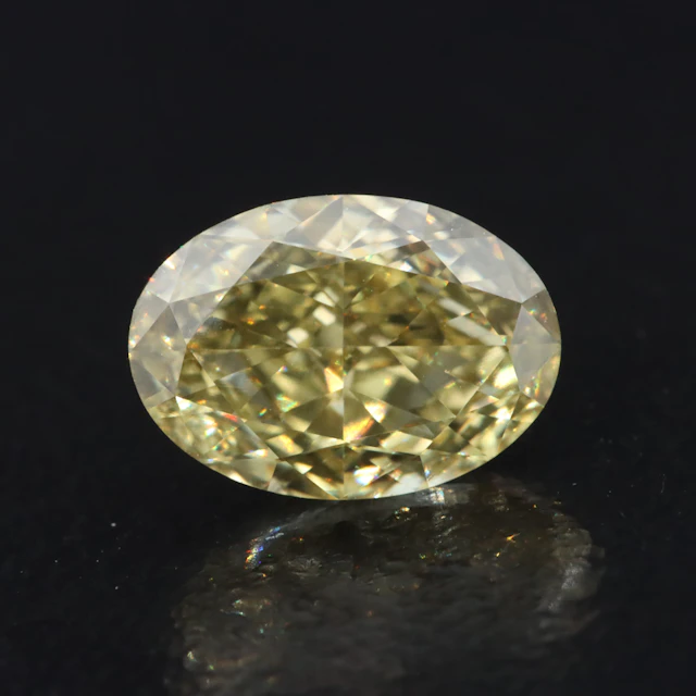 Loose 2.04 CT Fancy Yellow Lab Grown Diamond