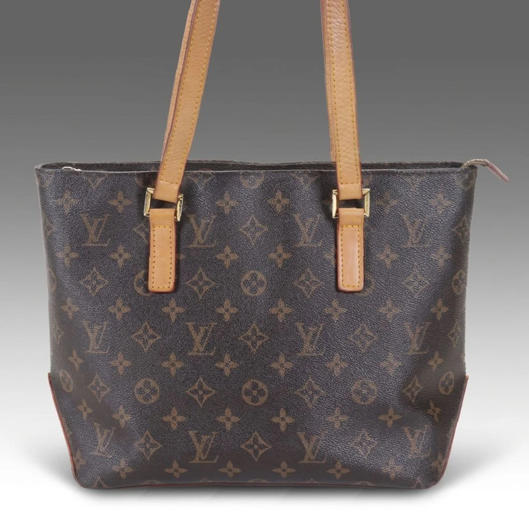 Louis Vuitton Cabas Piano Zip Tote Bag in Monogram Canvas and Leather