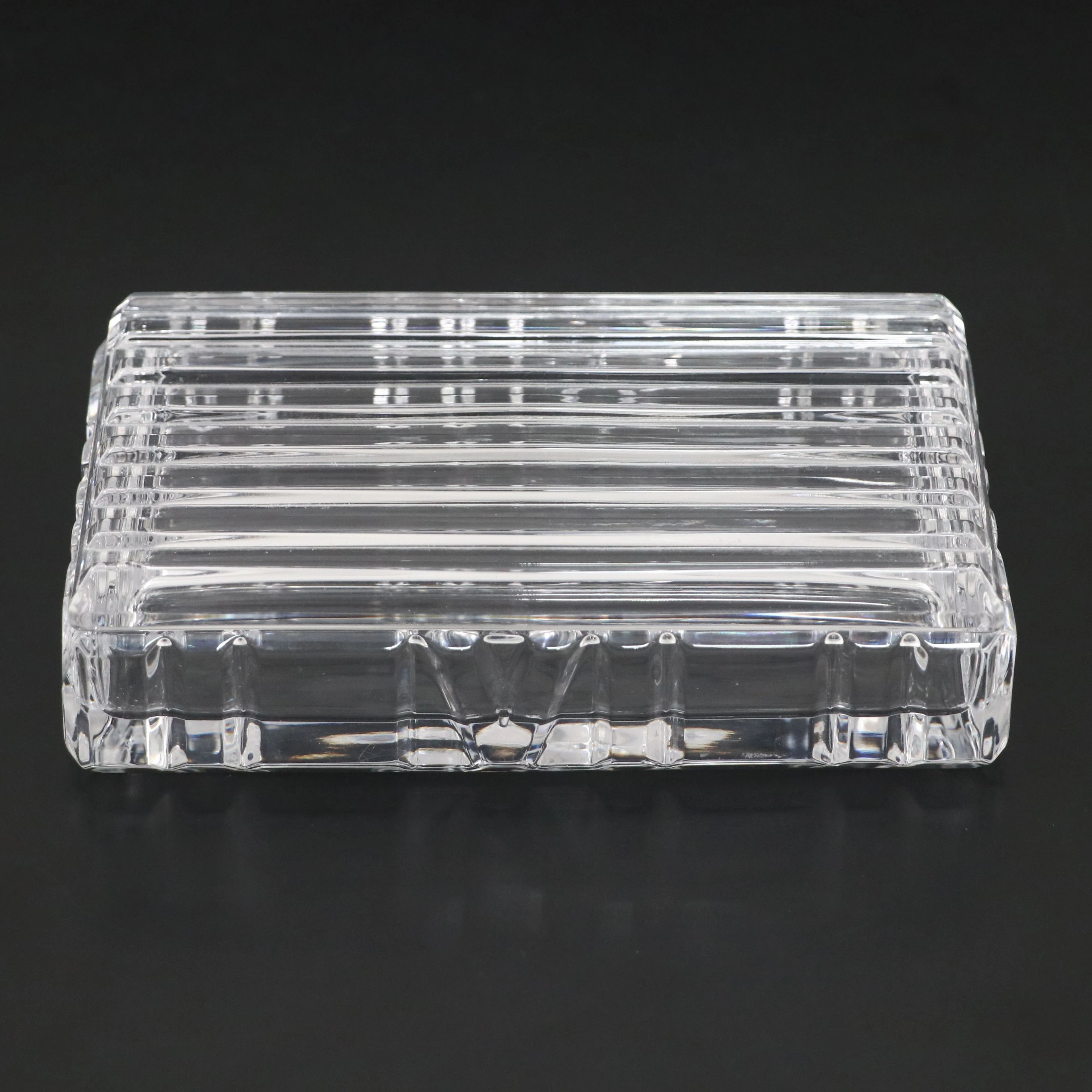 Tiffany & Co. "Atlas" Crystal Box