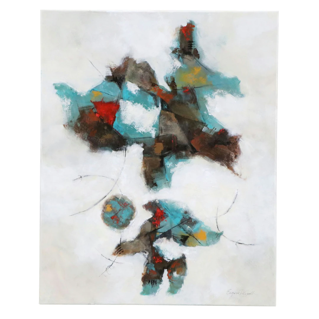 Eugene DeSmith Abstract Acrylic Painting, 2026
