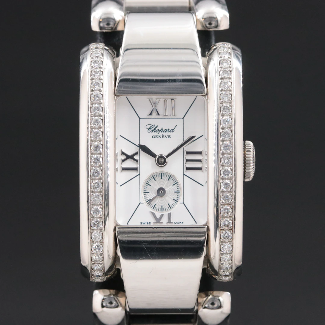 Chopard La Strada Stainless Steel 0.80ctw. Diamond Runners Quartz Watch
