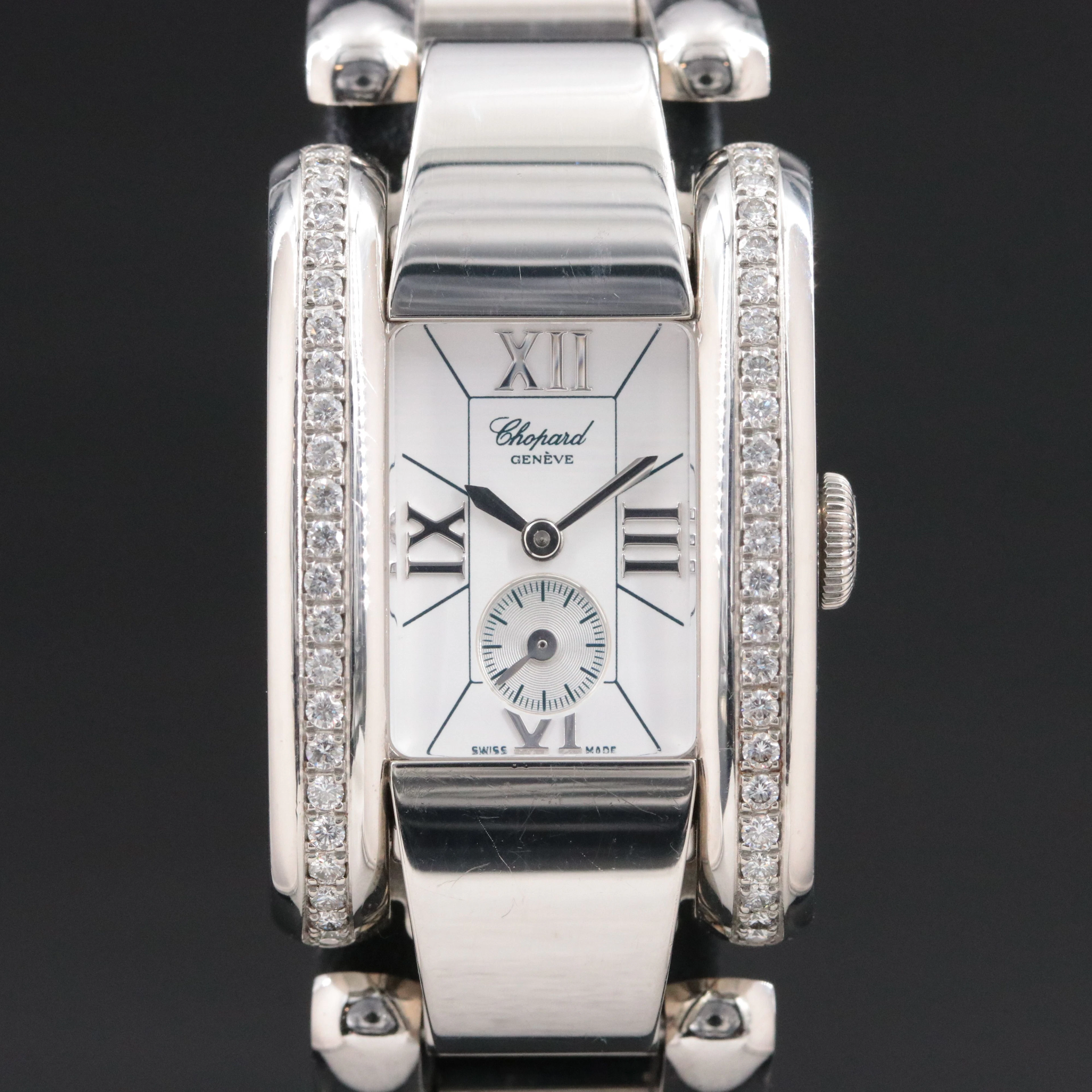 Chopard La Strada Stainless Steel 0.80ctw. Diamond Runners Quartz Watch