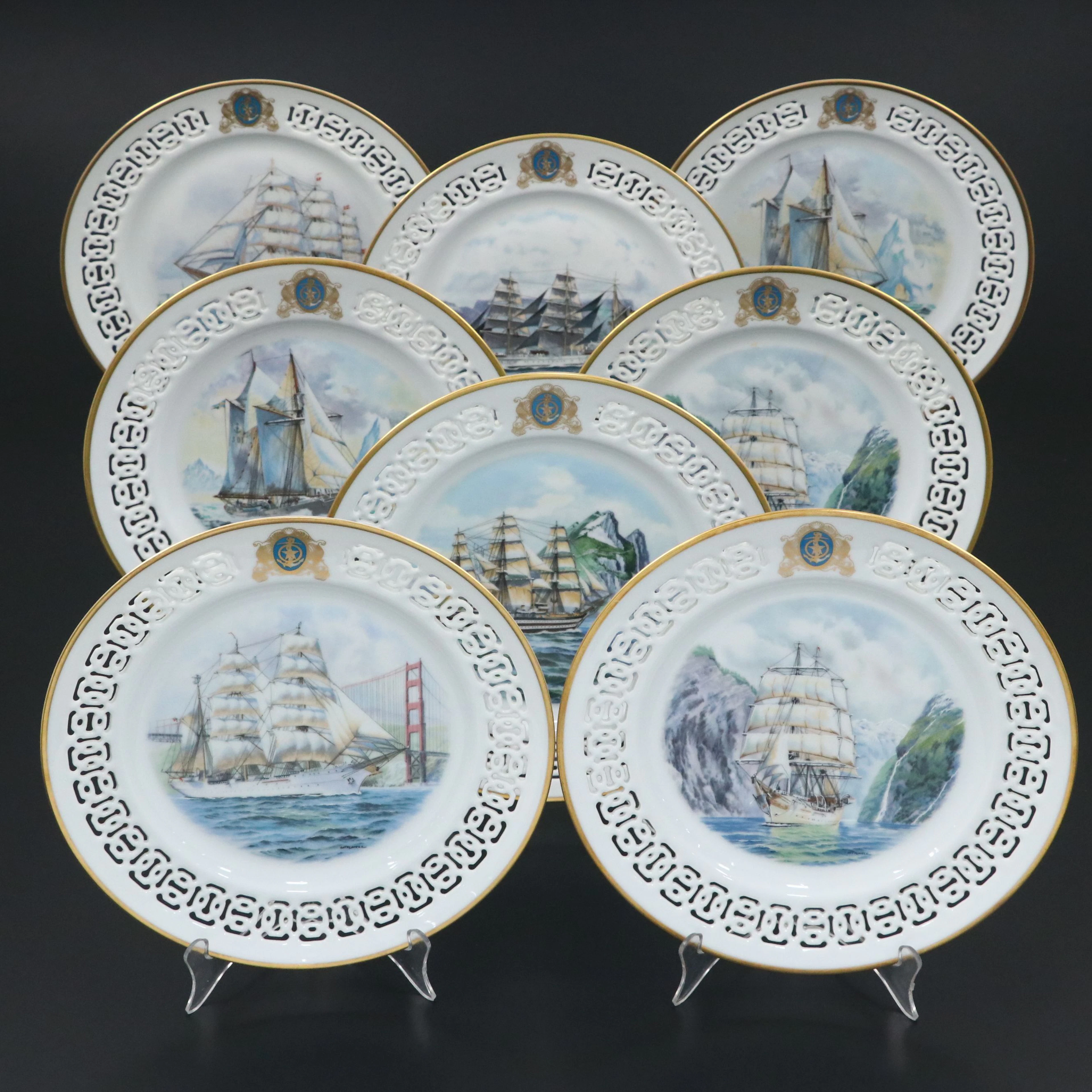 Bing & Grøndahl Limited Edition Windjammer Collection Porcelain Collector