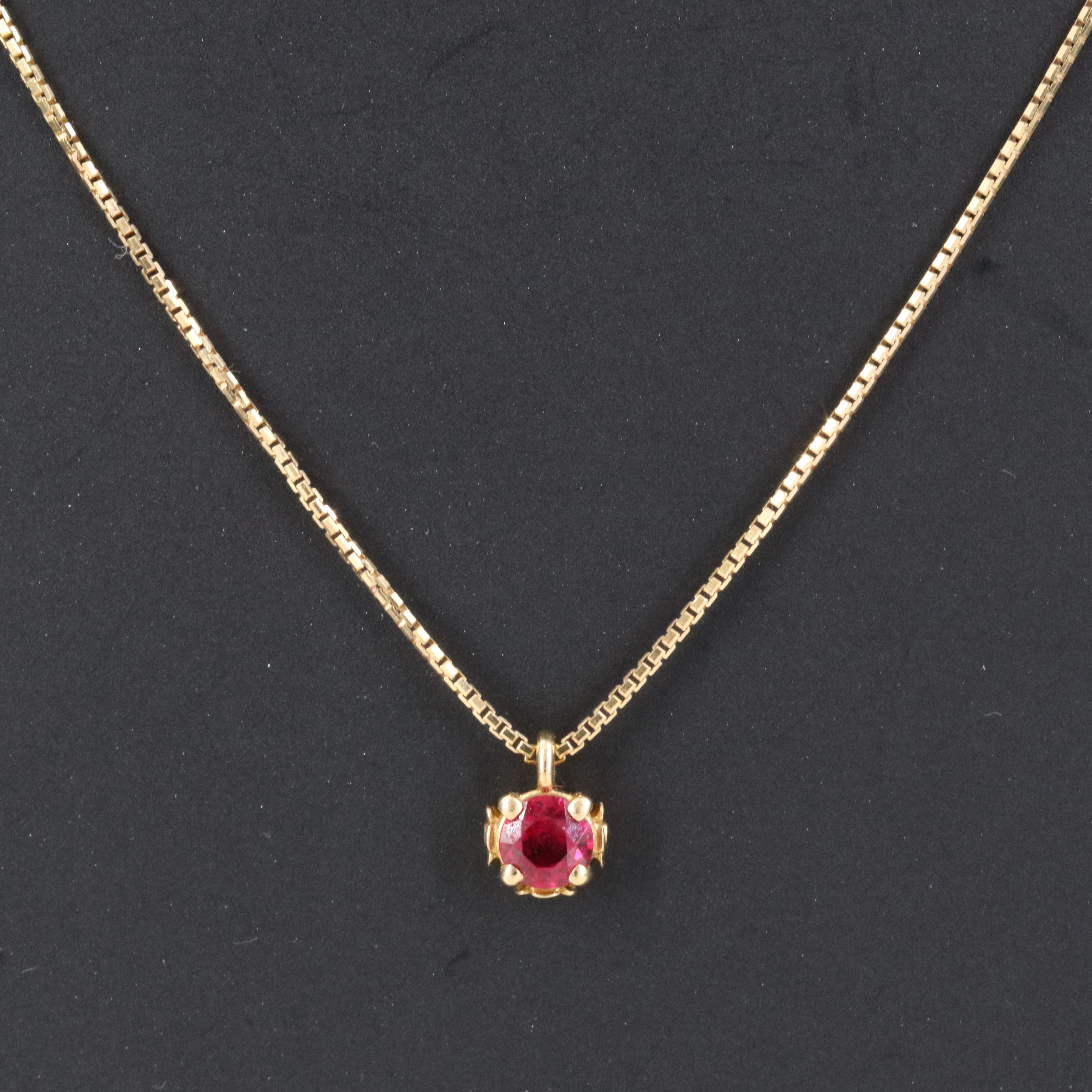 Theo Fennell 18K Ruby and Diamond Pendant Necklace with Logo Station