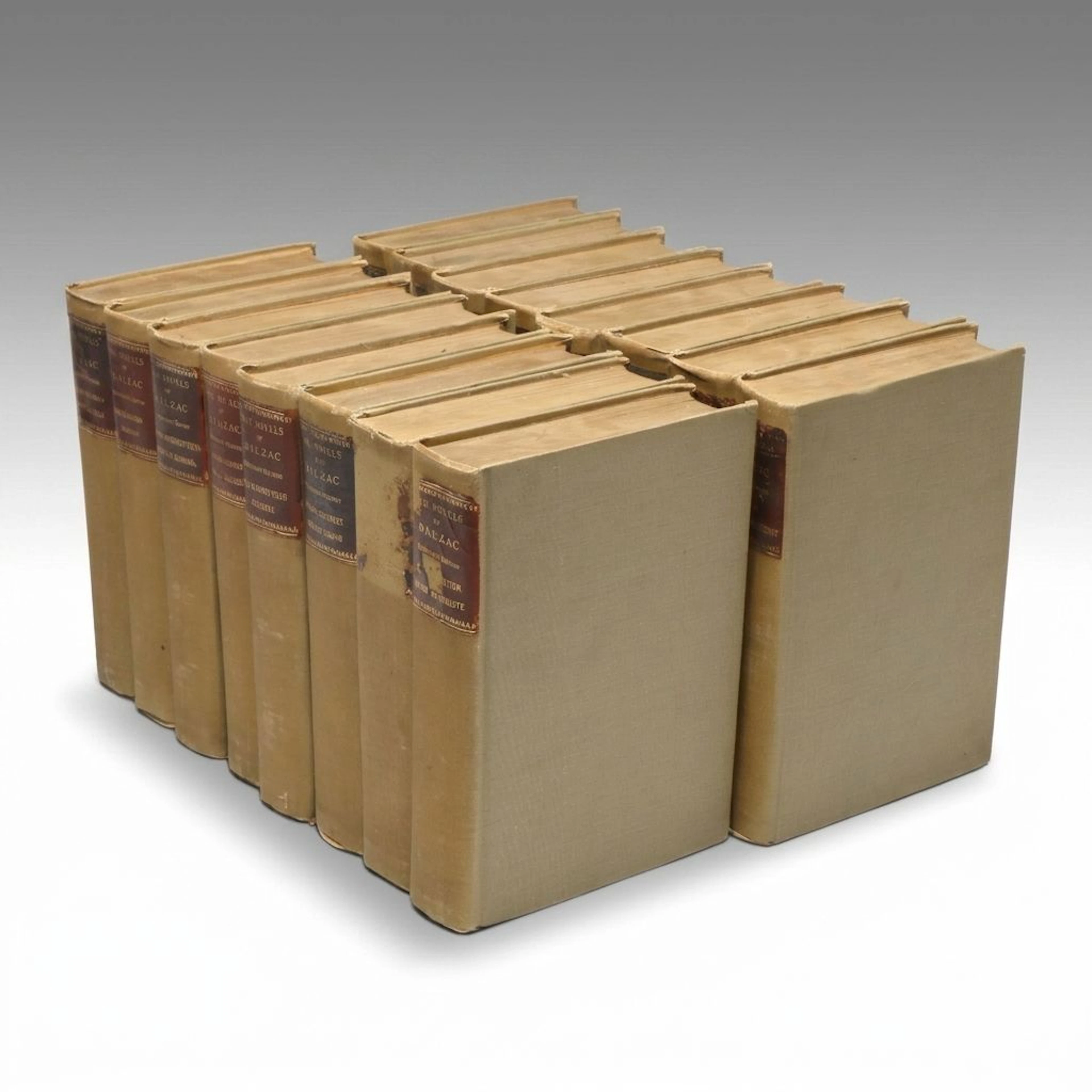 Centenary Edition "The Novels of Balzac" Sixteen-Volume Set, Circa 1899