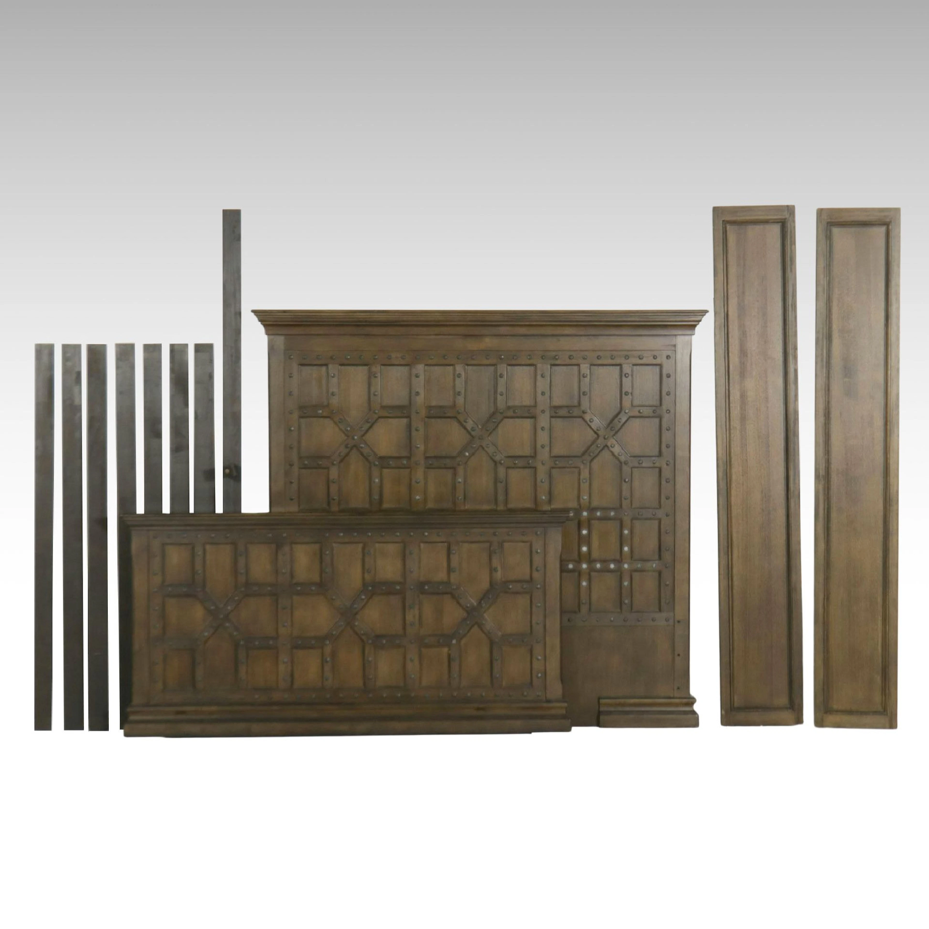 Restoration Hardware Spanish Baroque Style Queen-Size Bed Frame