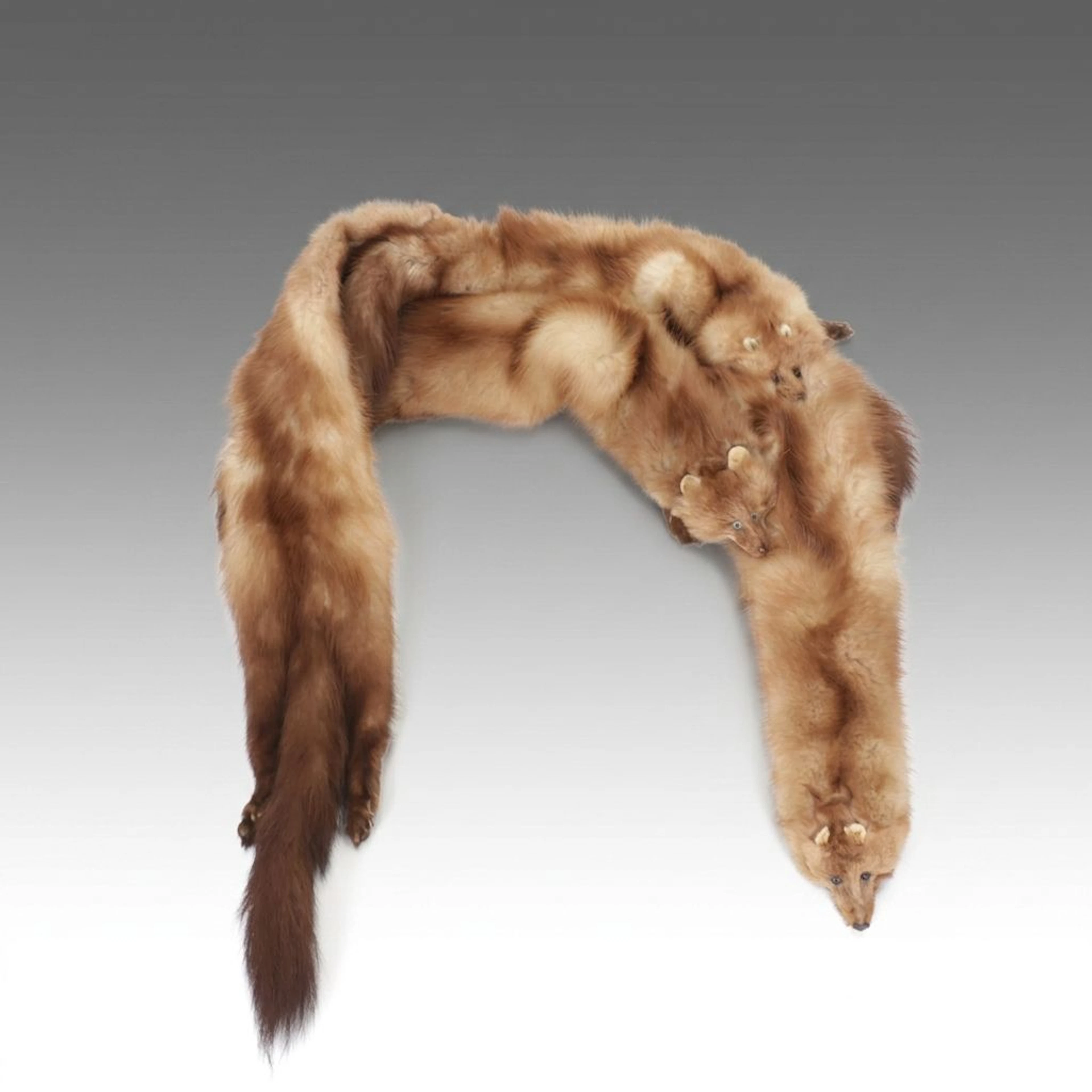 Mink Fur Full Body Pelt Stole