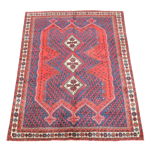 5'3 x 7'8 Hand-Knotted Persian Sirjan Area Rug