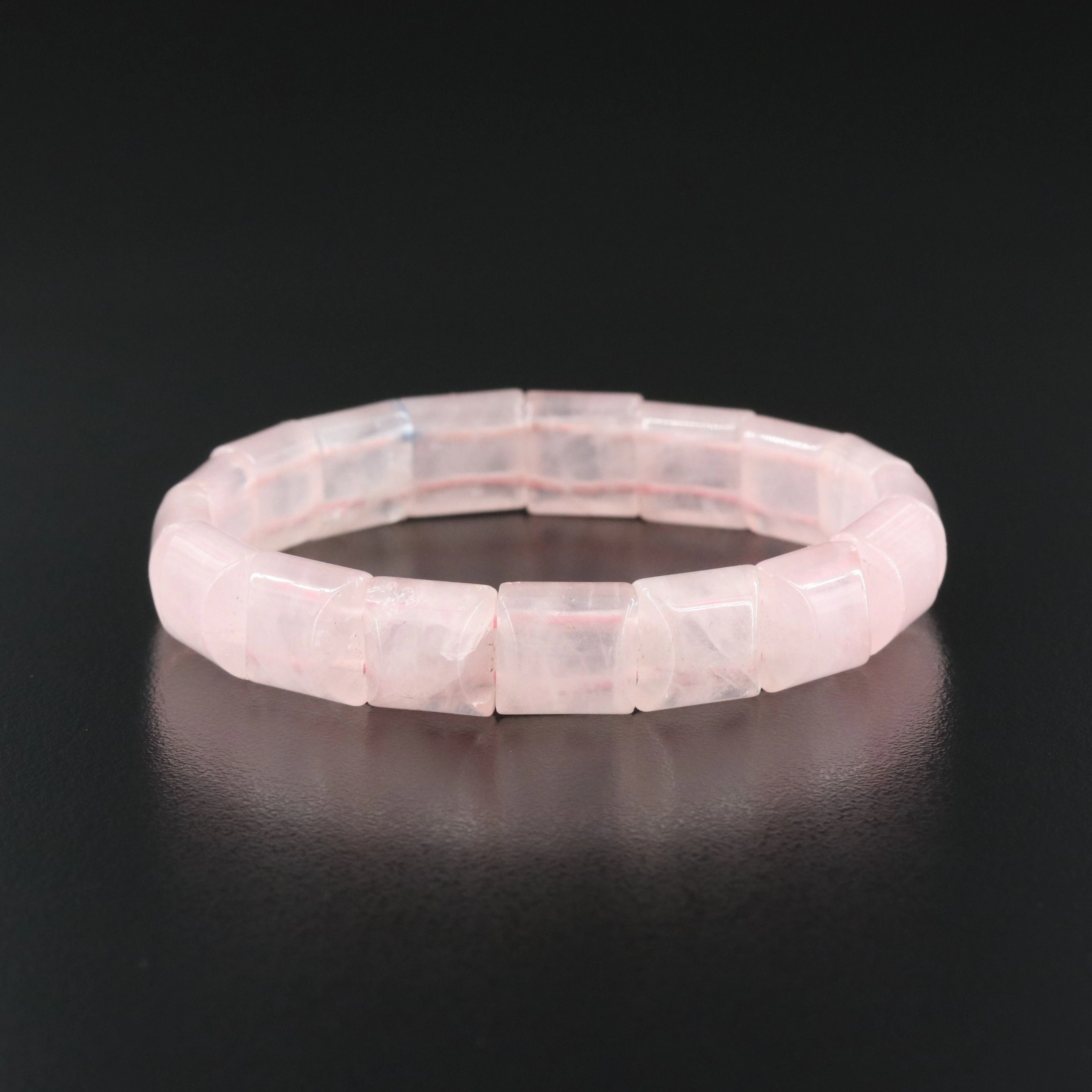 Rose Quartz Bead Bracelet