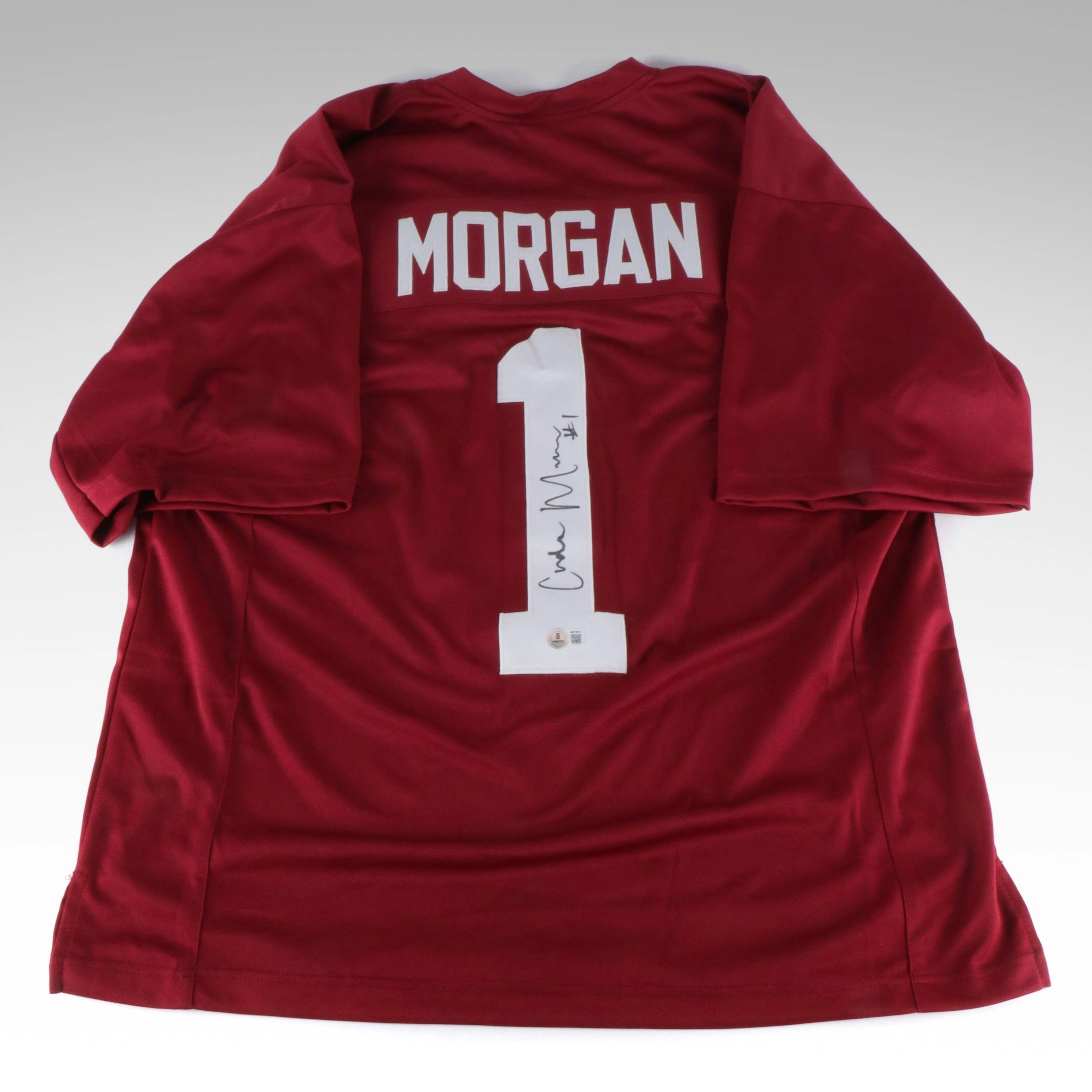 Cederian Morgan Signed Alabama Crimson Tide Football Jersey, Beckett