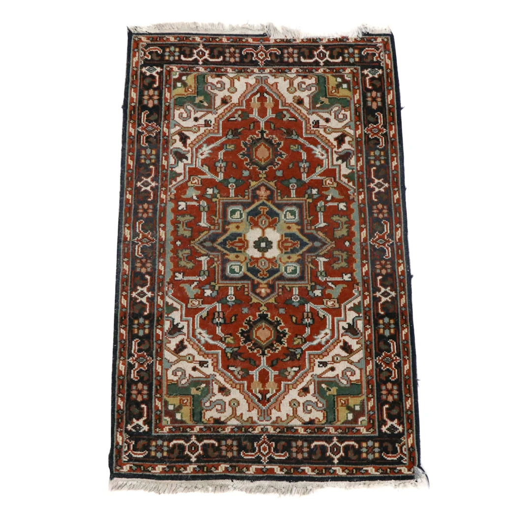 3' x 5'2 Hand-Knotted Persian Heriz Area Rug
