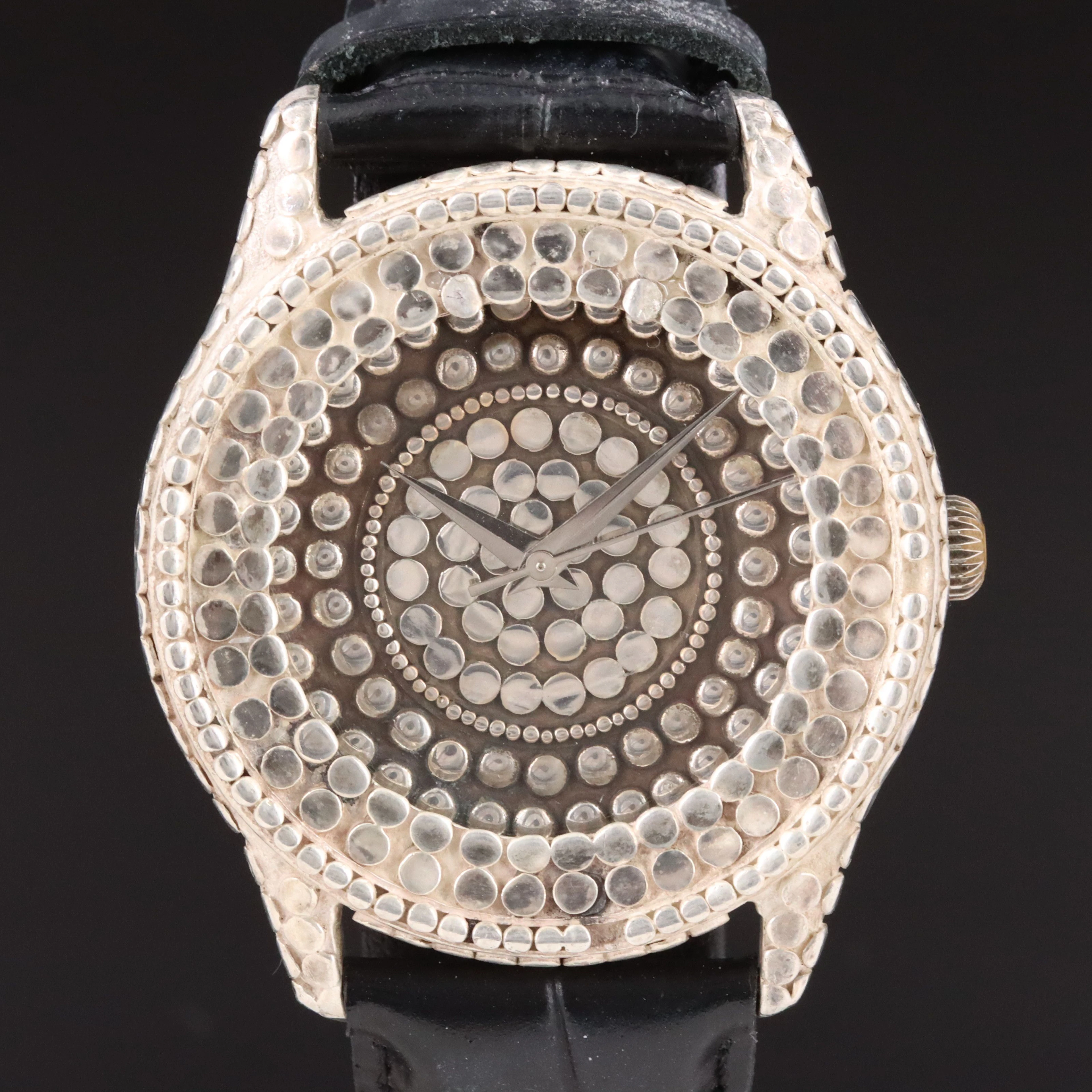 John Hardy Collection Sterling Silver Roma Swiss Quartz Watch