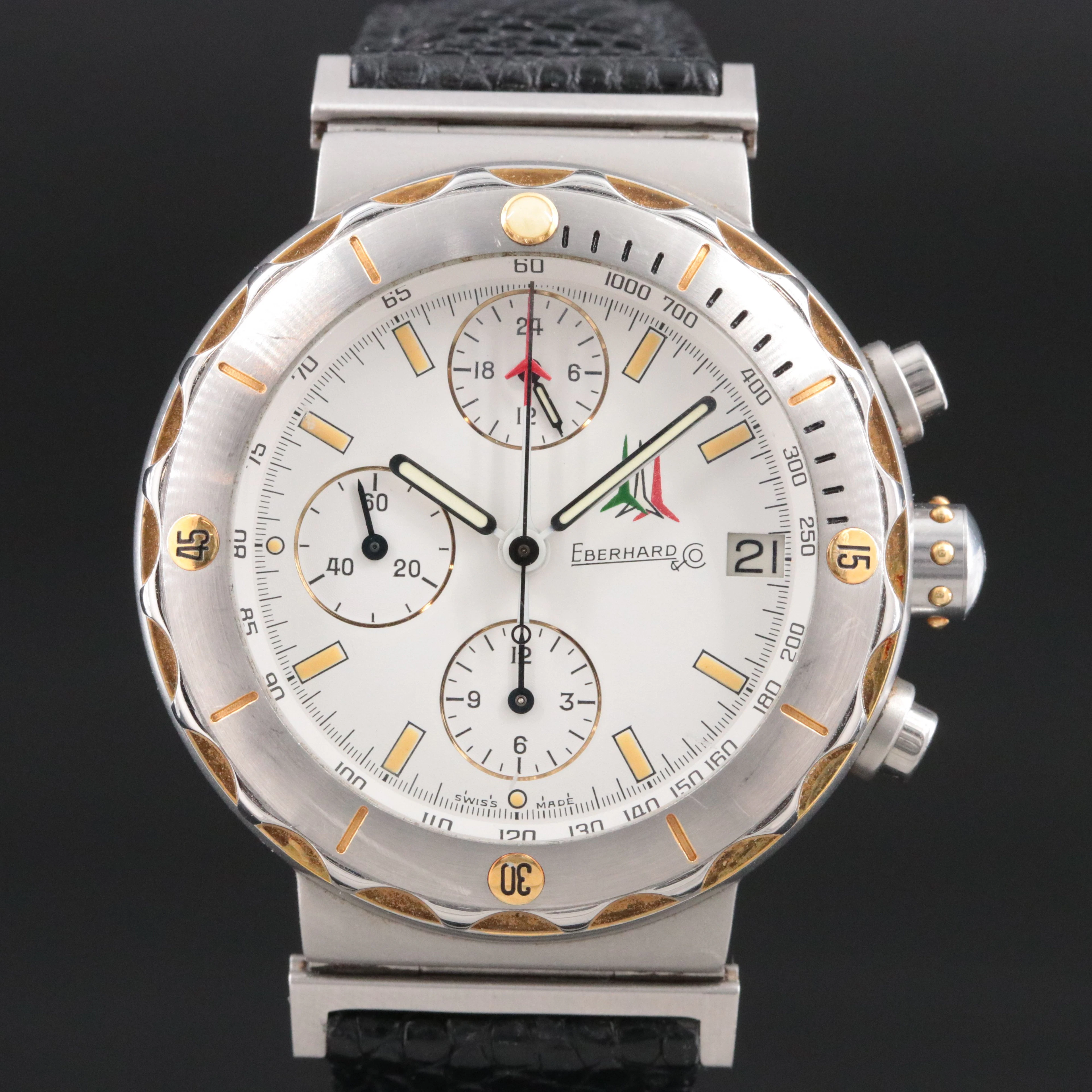Eberhard & Co. Frecce Tricolori Diver Chronograph Master Automatic Watch