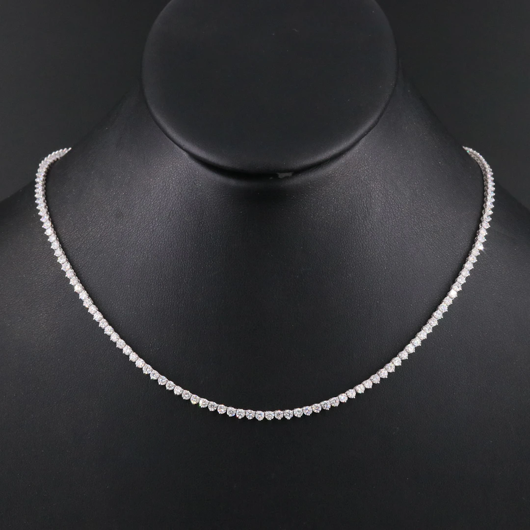 14K 8.63 CTW Lab Grown Diamond Necklace