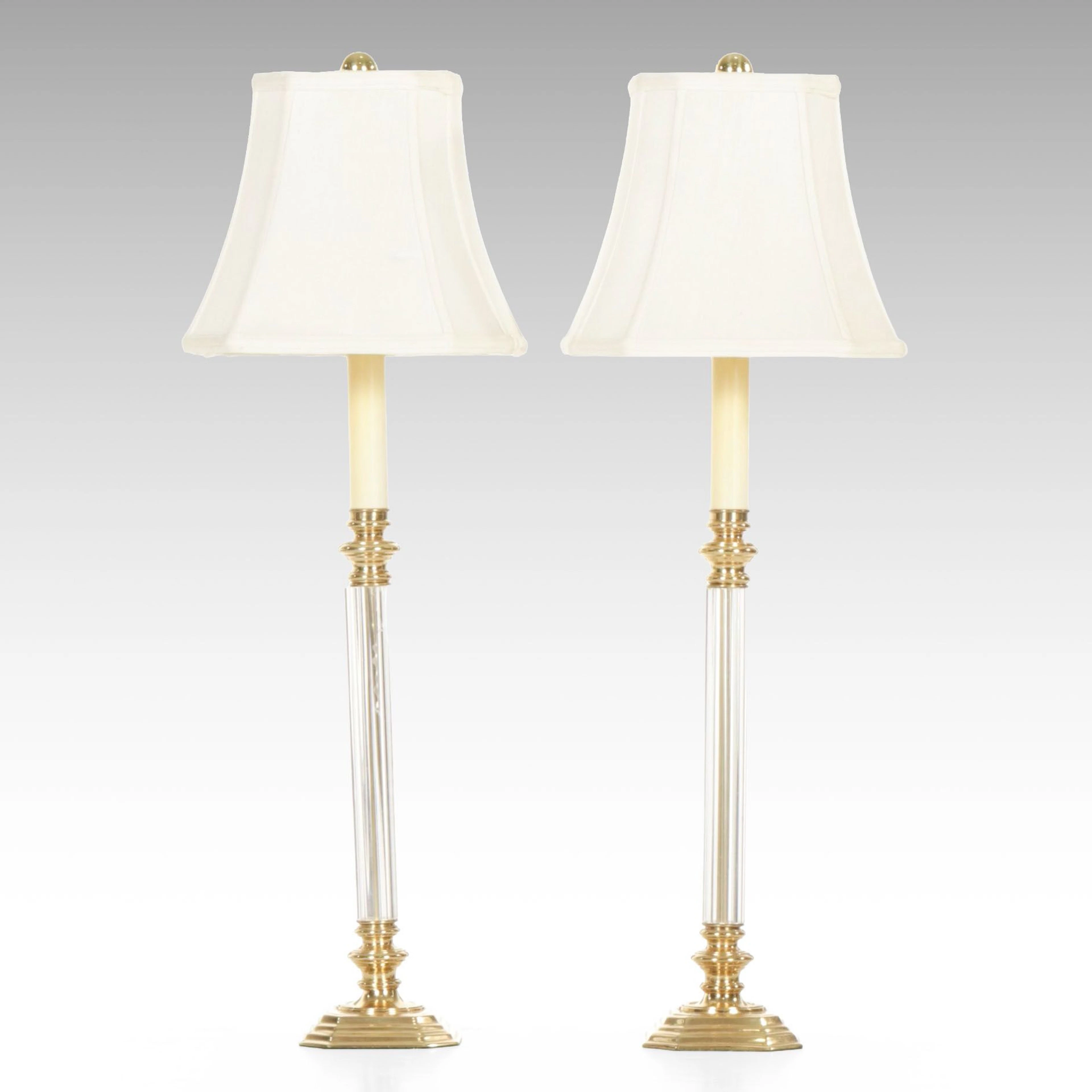 Pair of Speer American Empire Style Table Lamps
