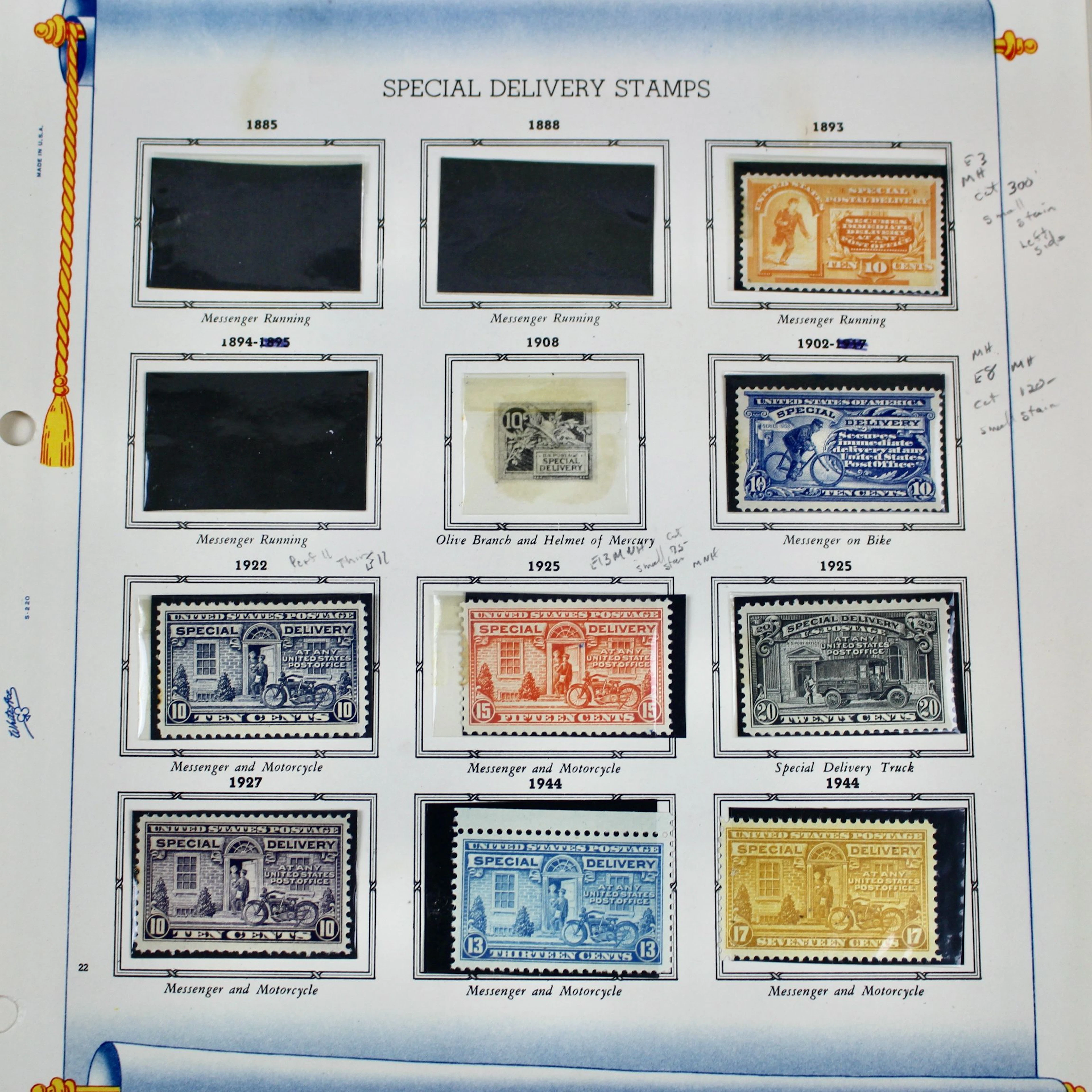 Special Delivery U.S. Stamp Collection