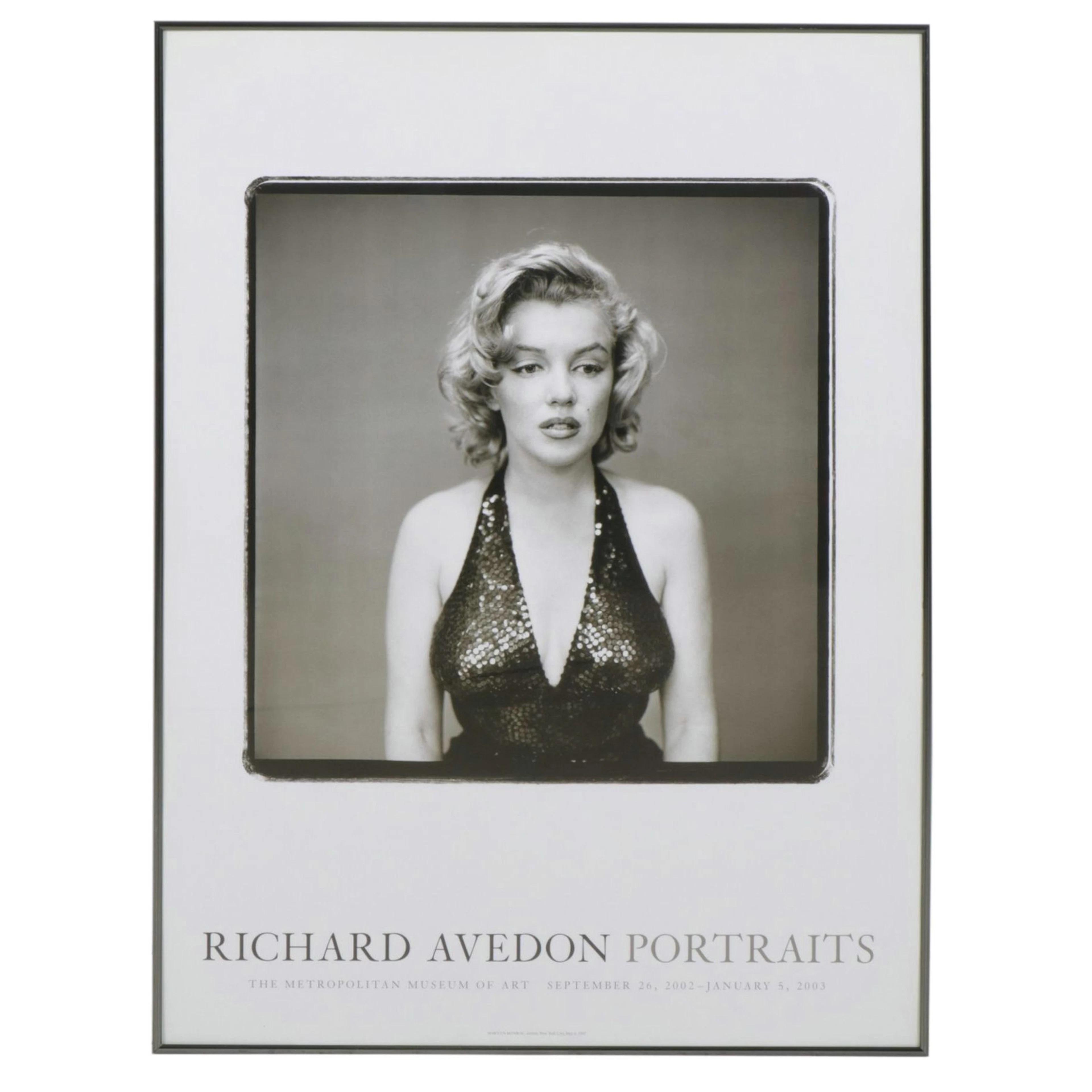Metropolitan Museum of Art Exhibition Poster for Richard Avedon "Portraits"