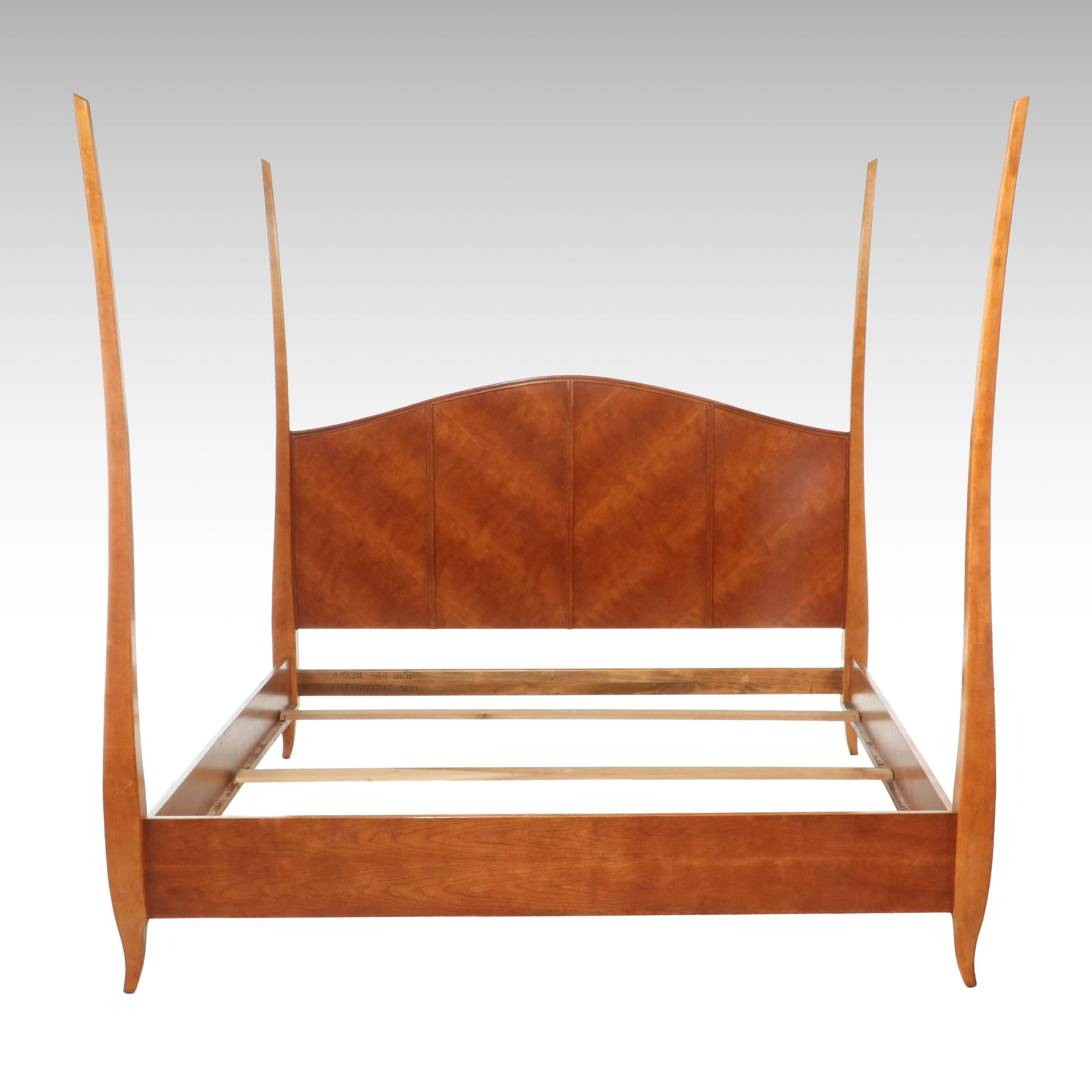 2/2 - Modern Style Four Poster Bed, Mid toLate 20th Century