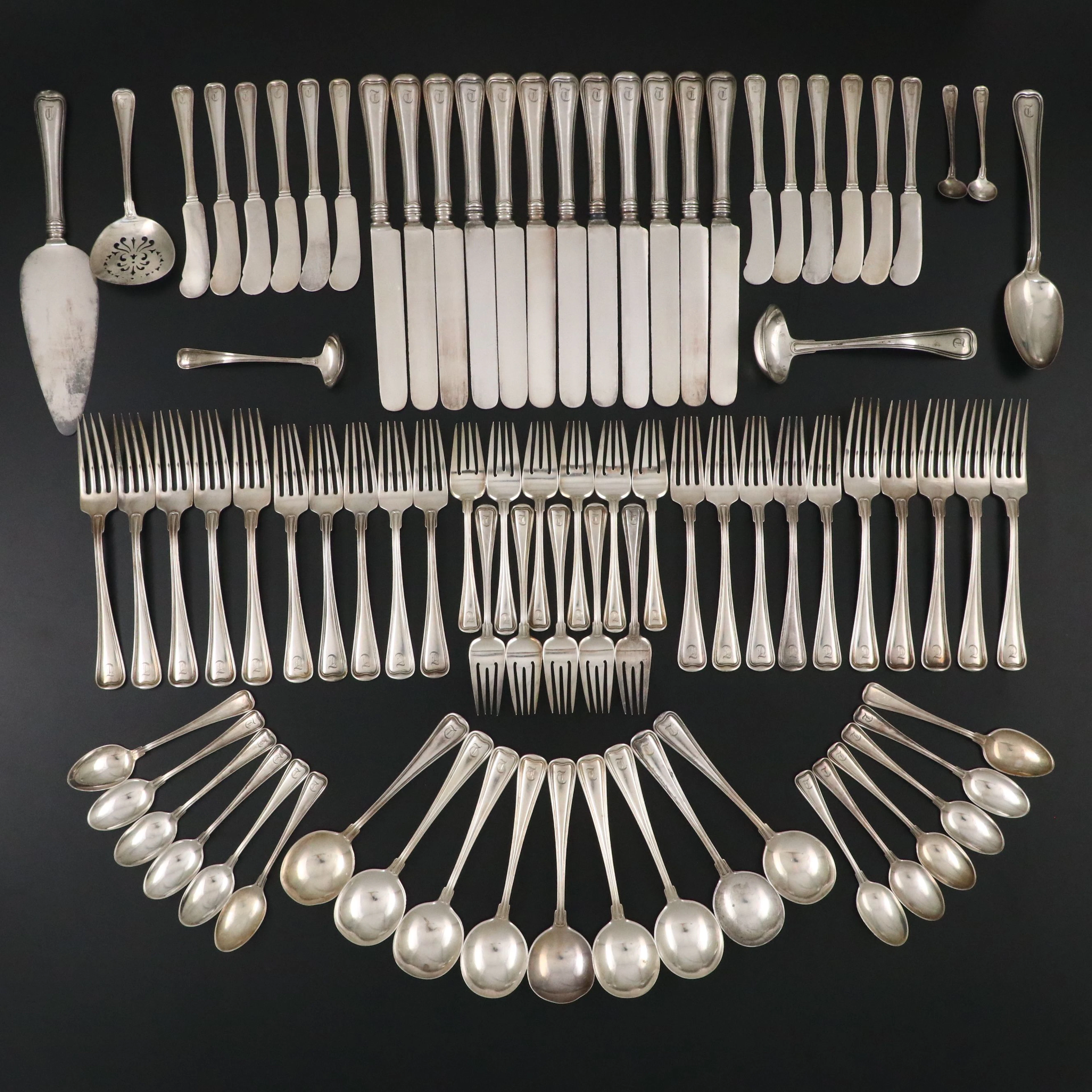Gorham "Old French" Sterling Silver Flatware and Serving Utensils