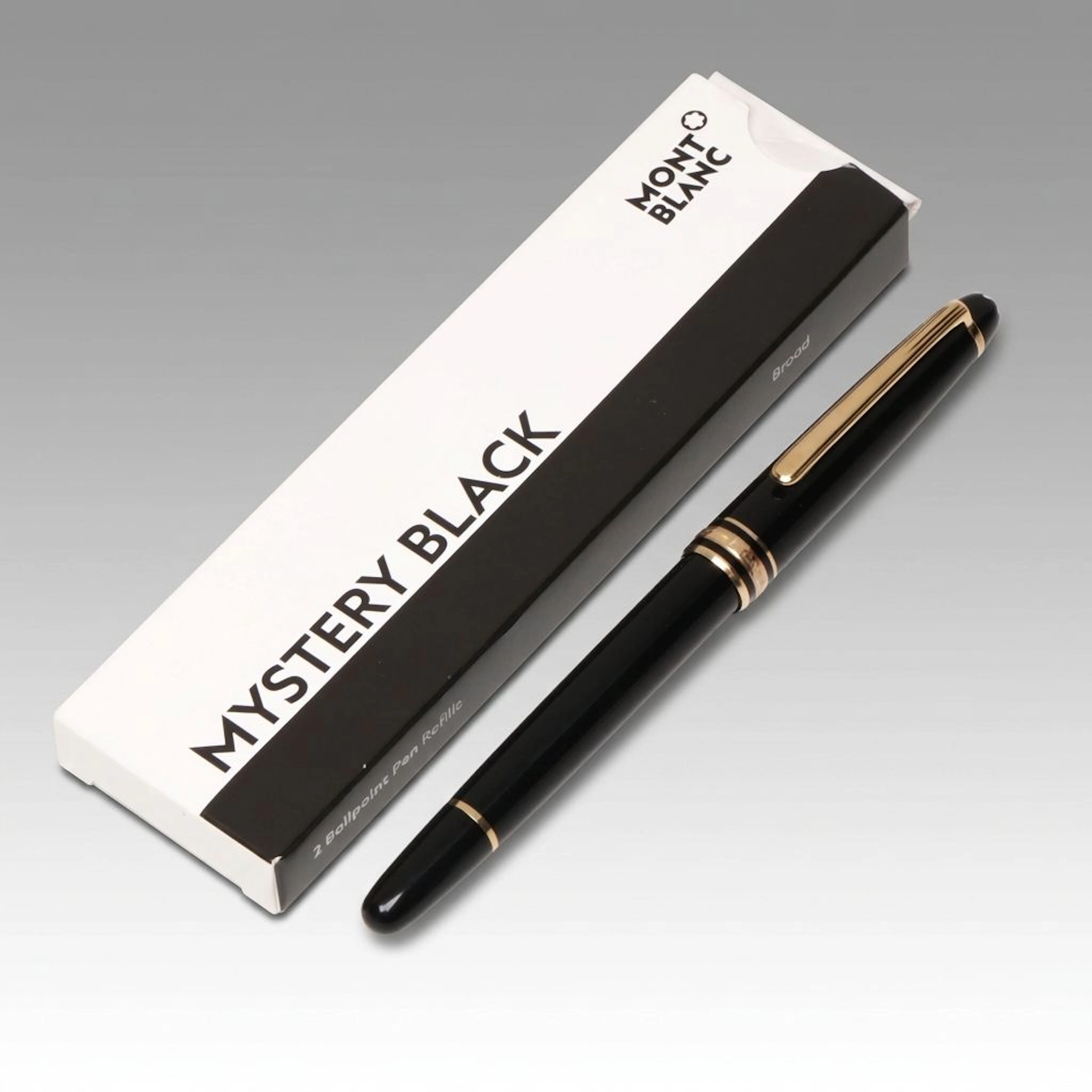 Montblanc Meisterstück Black Resin Ballpoint Pen with Refills