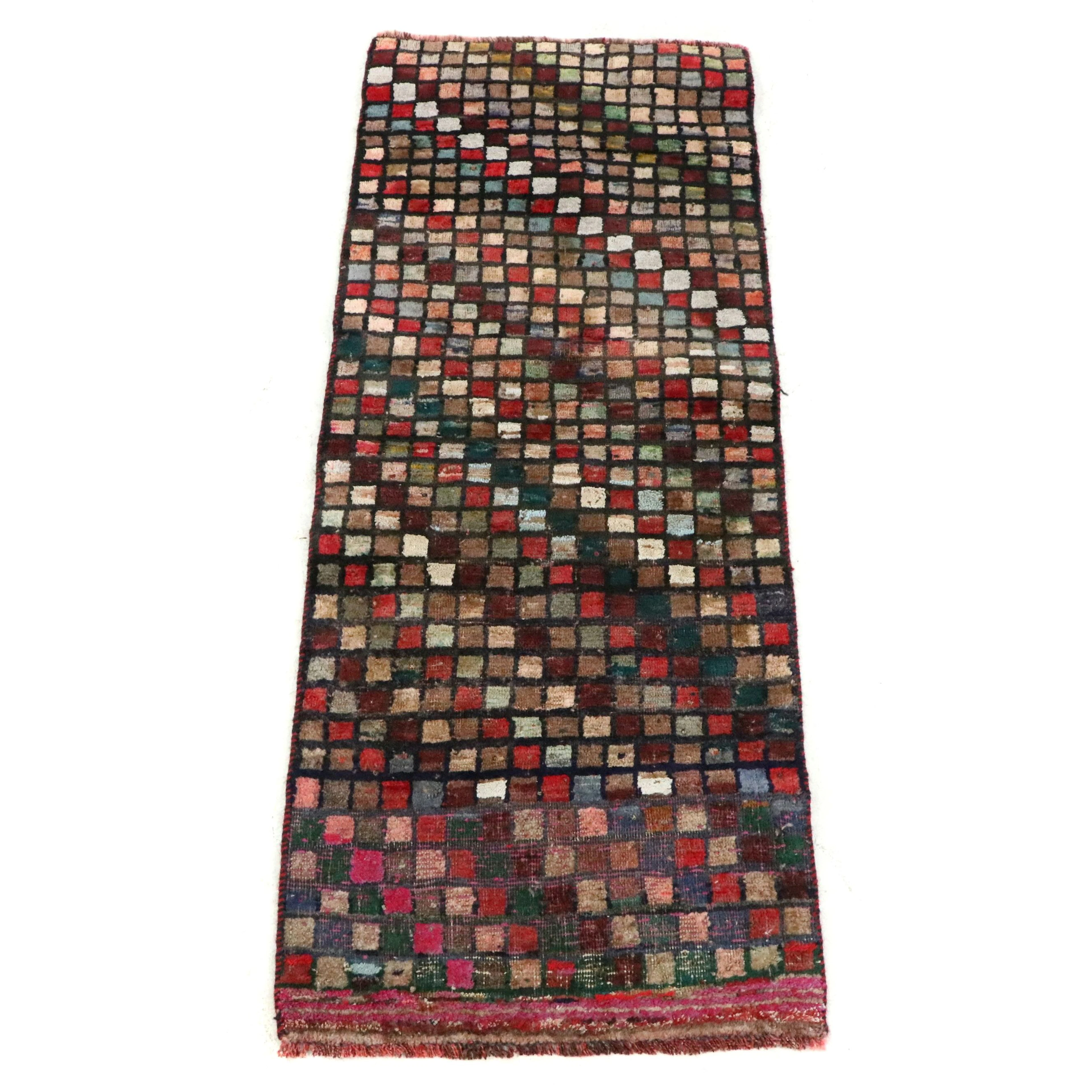 2' x 5' Hand-Knotted Persian Gabbeh Accent Rug
