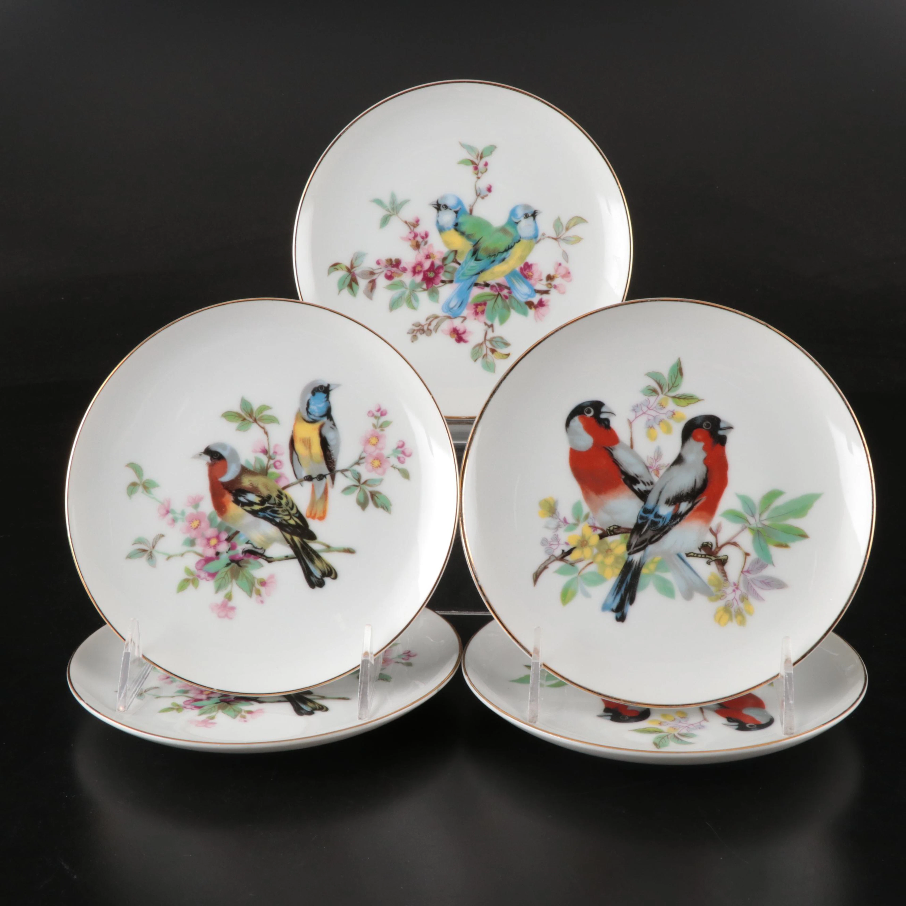Lego Japanese Porcelain Decorative Bird Plates