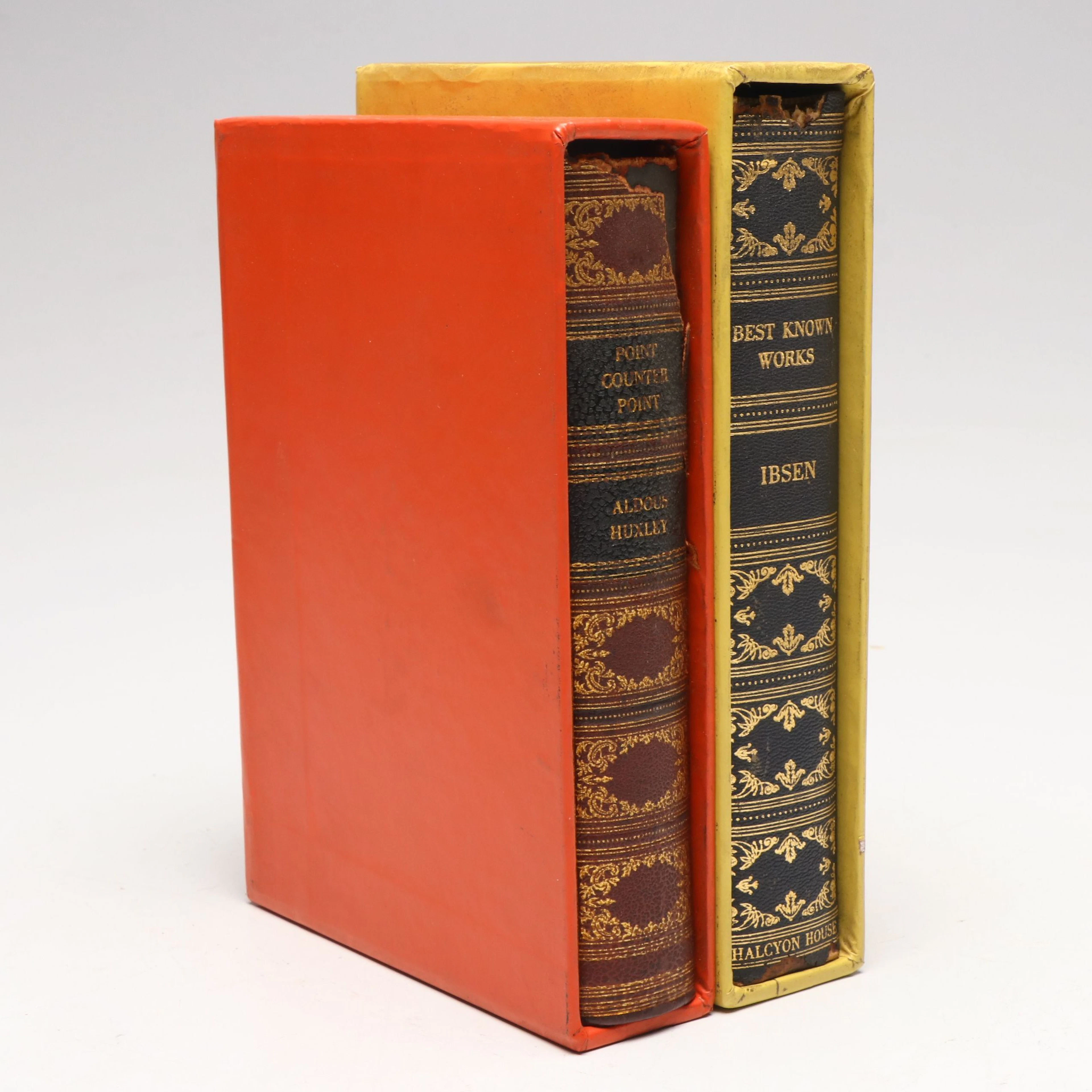 Leather Bound "Point Counter Point" by Aldous Huxley and More