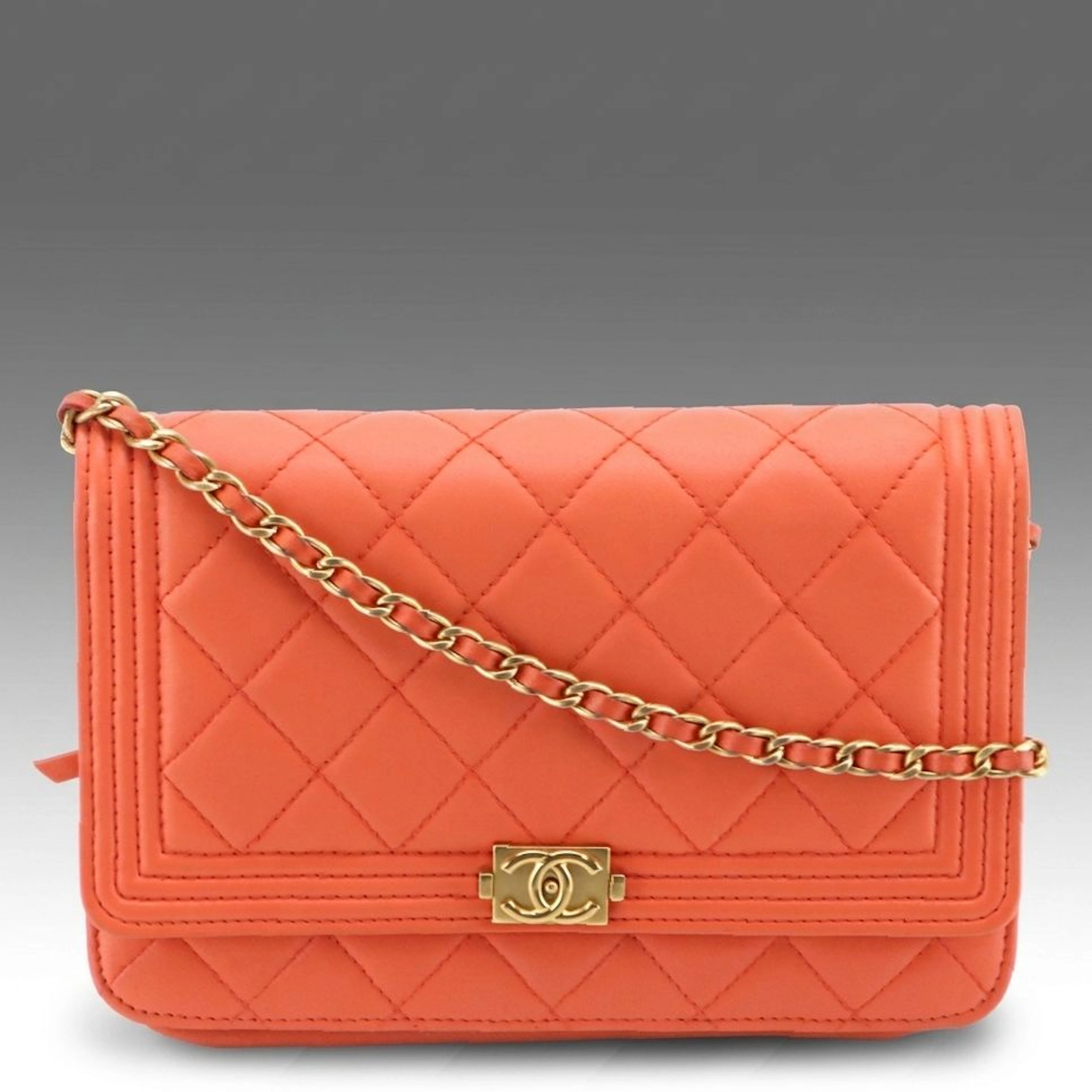 Chanel Boy WOC in Quilted Lambskin Leather