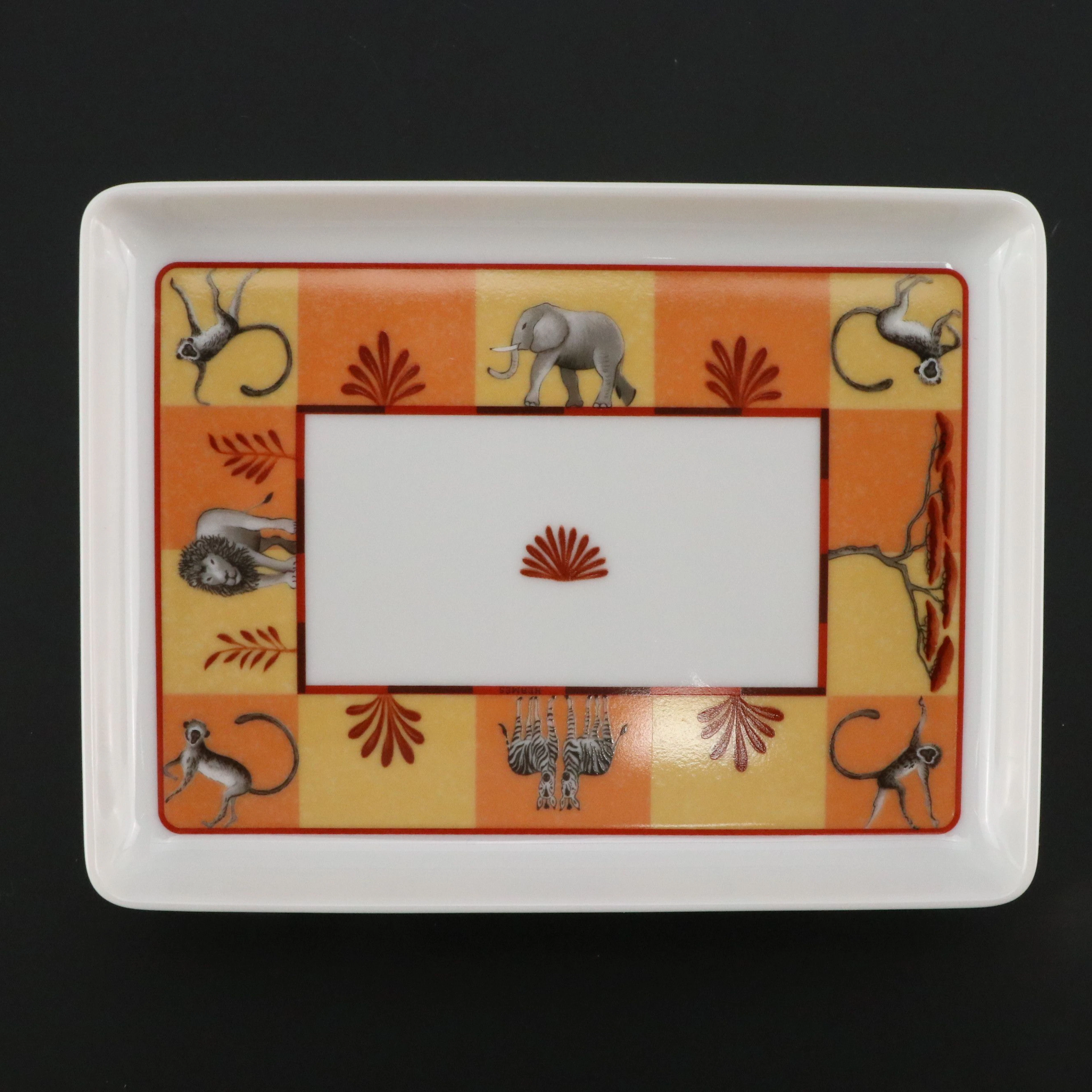Hermès "Africa" Porcelain Tray