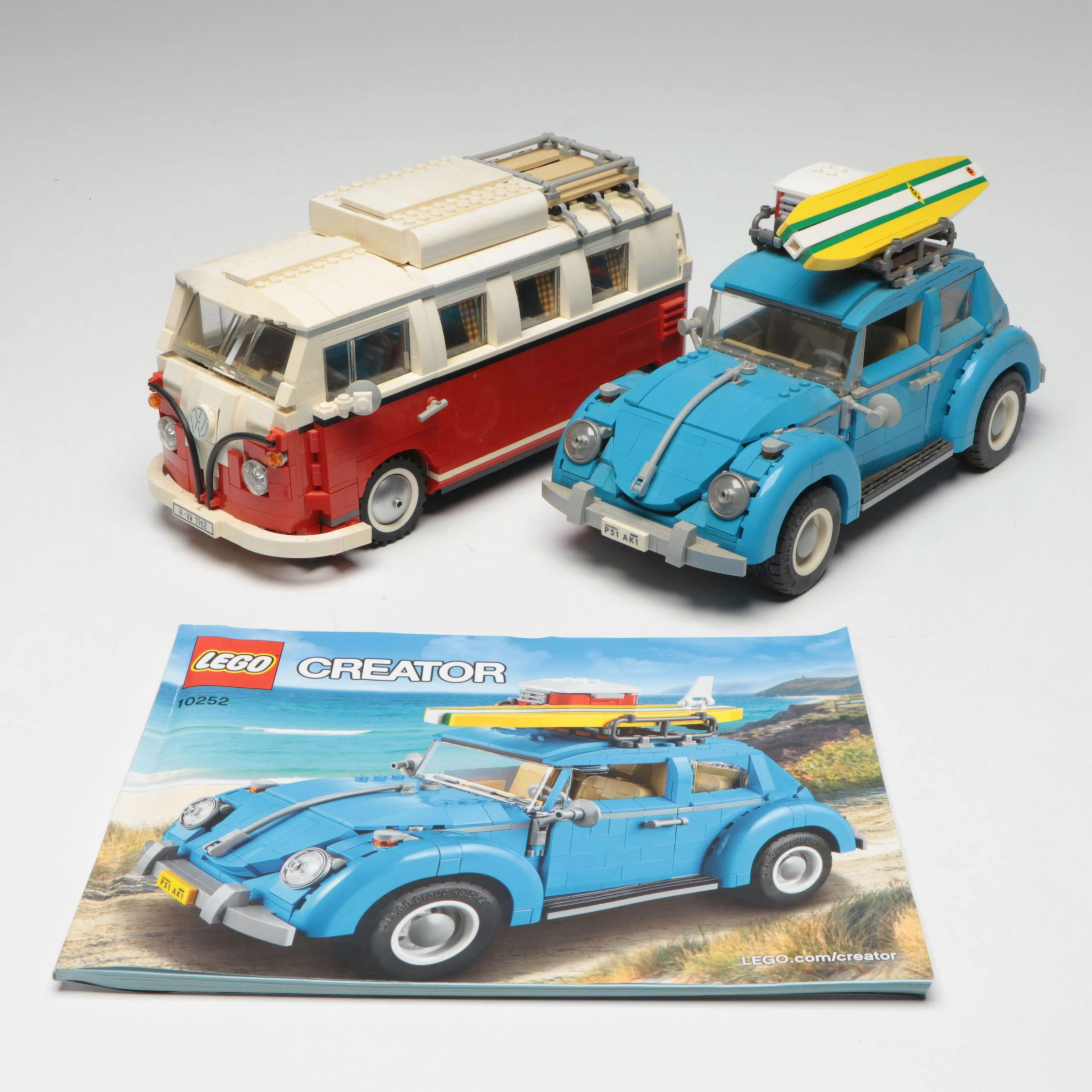 LEGO Creator "Volkswagen Beetle" and "Camper Van" Building Sets
