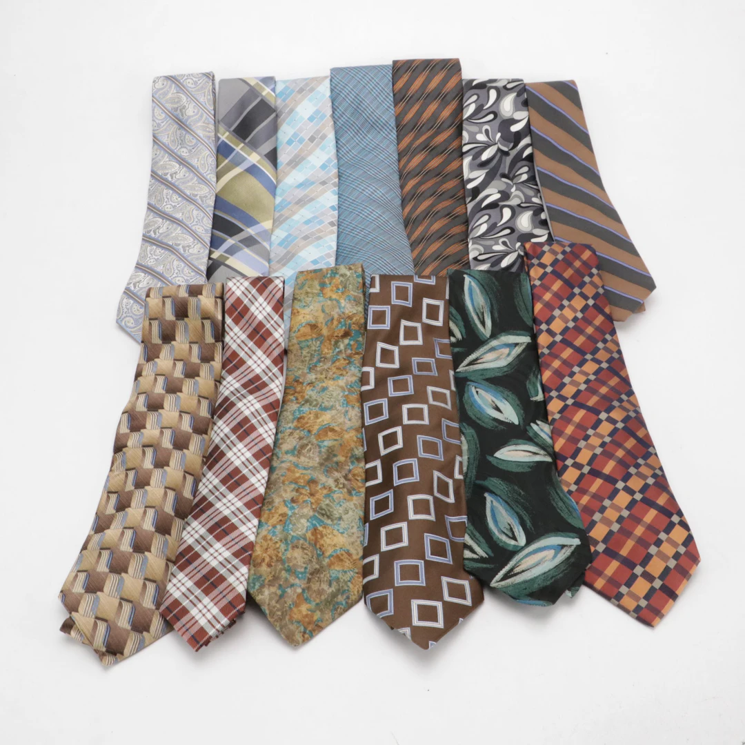 Michael Kors, Calvin Klein, Giorgio Brutini Silk and Other Printed Neckties