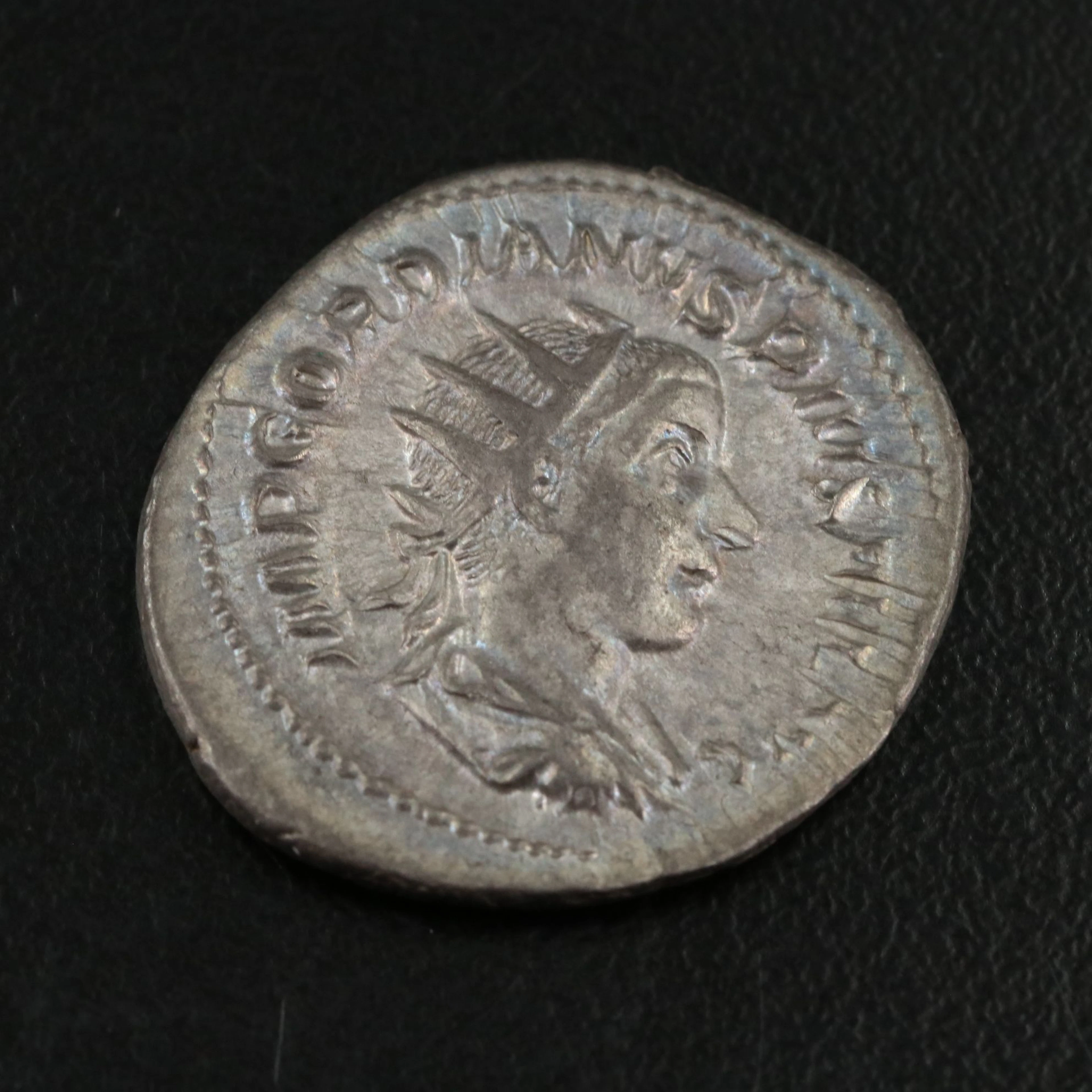 Ancient Roman Imperial AR Antoninianus Coin of Gordian III, ca. 239 A.D.
