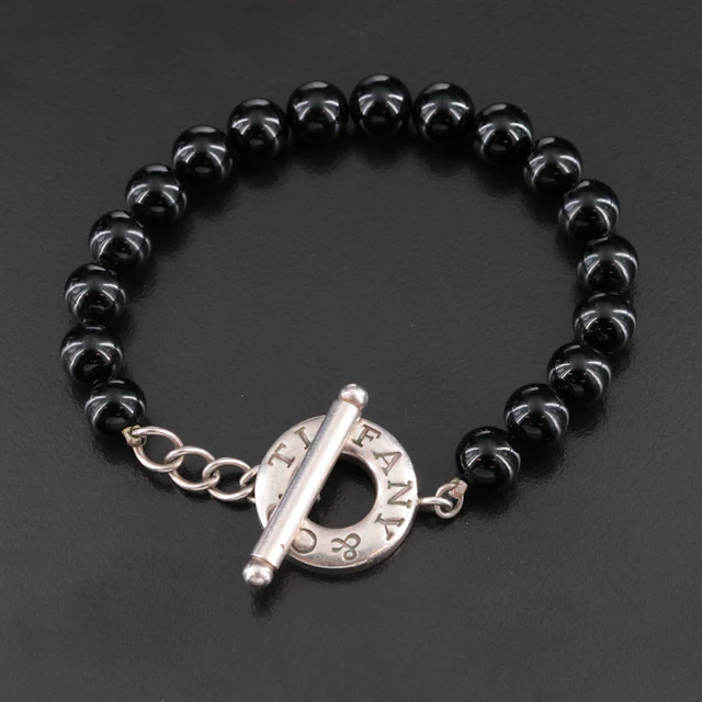 Tiffany & Co. Sterling Bead Toggle Bracelet