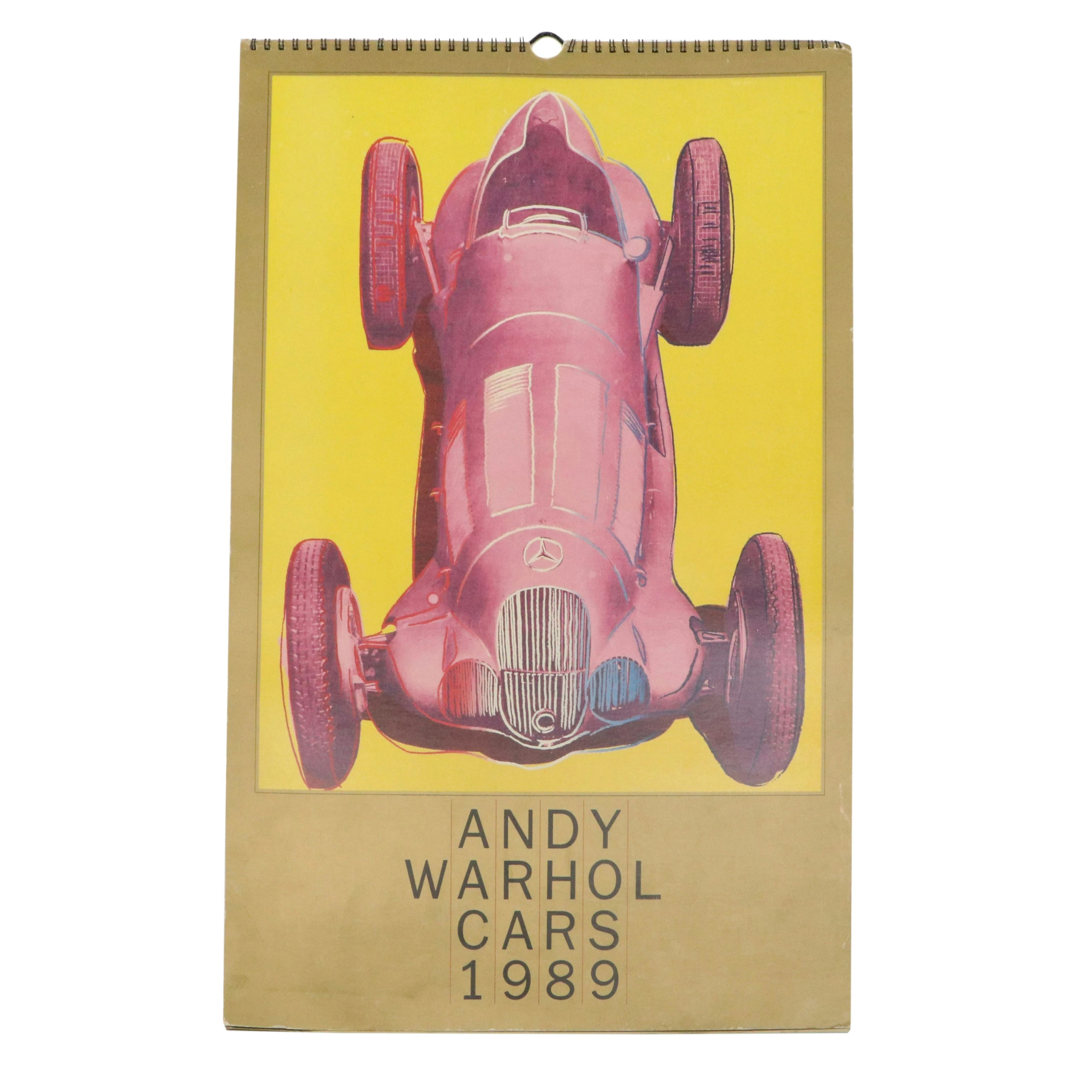 "Andy Warhol - Cars" Mercedes-Benz Pop Art Calendar, 1989