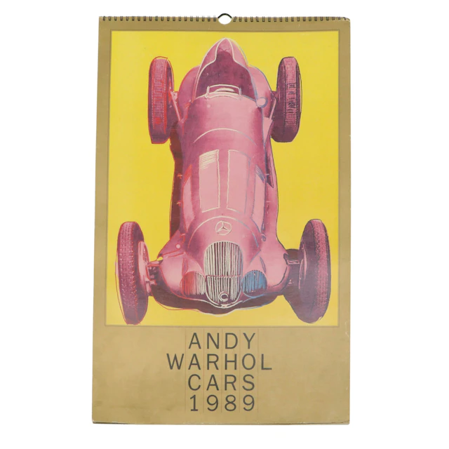 "Andy Warhol - Cars" Mercedes-Benz Pop Art Calendar, 1989